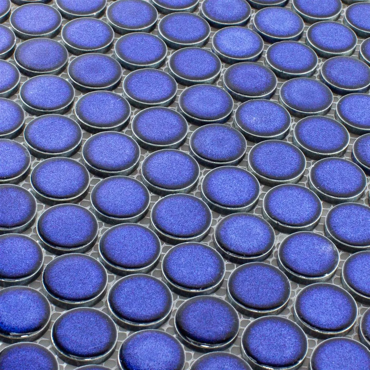 Keramika Knoflíková Mozaiková Dlaždice Mission Modrá