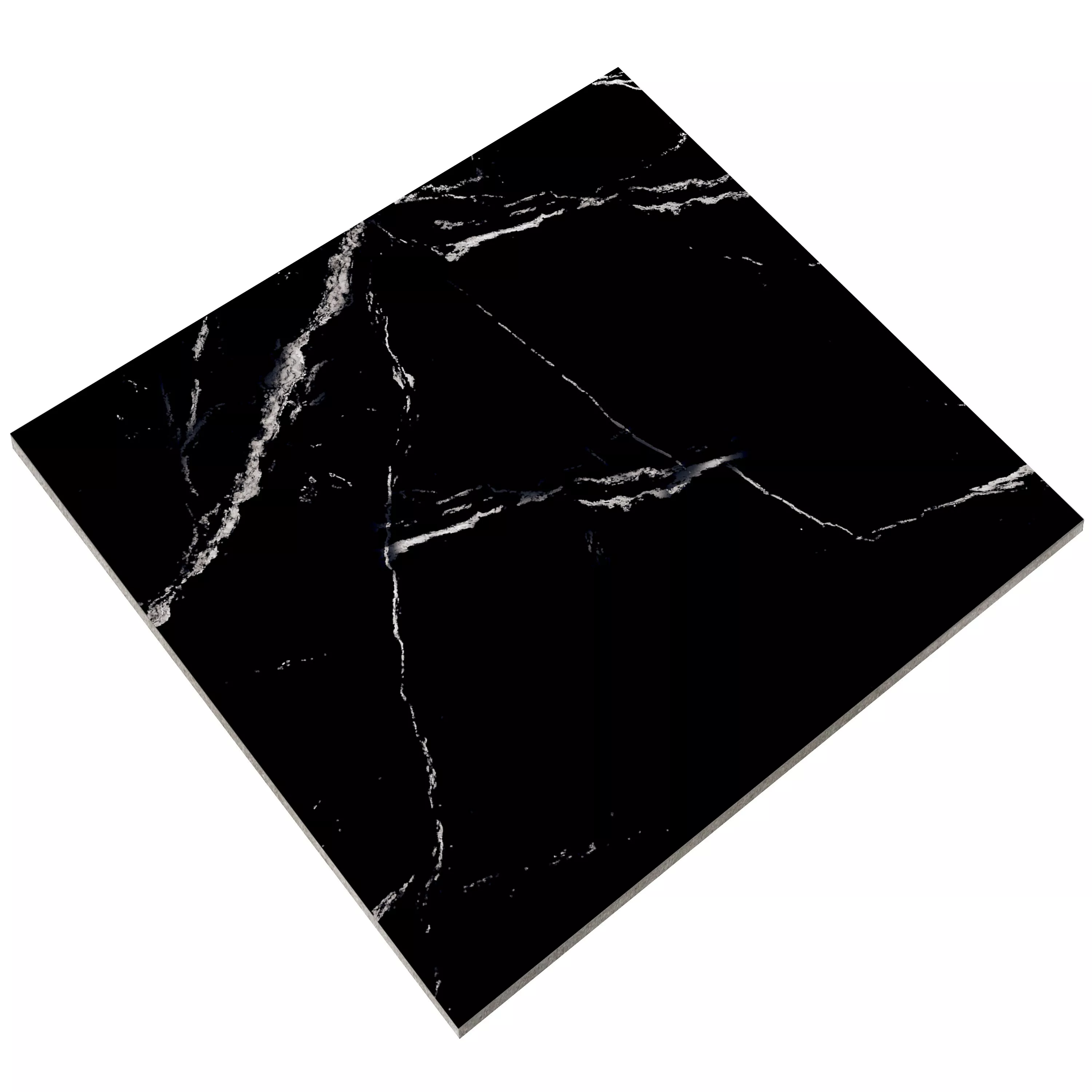 Podlahové Dlaždice Louisburg Statuario Černá 60x60cm