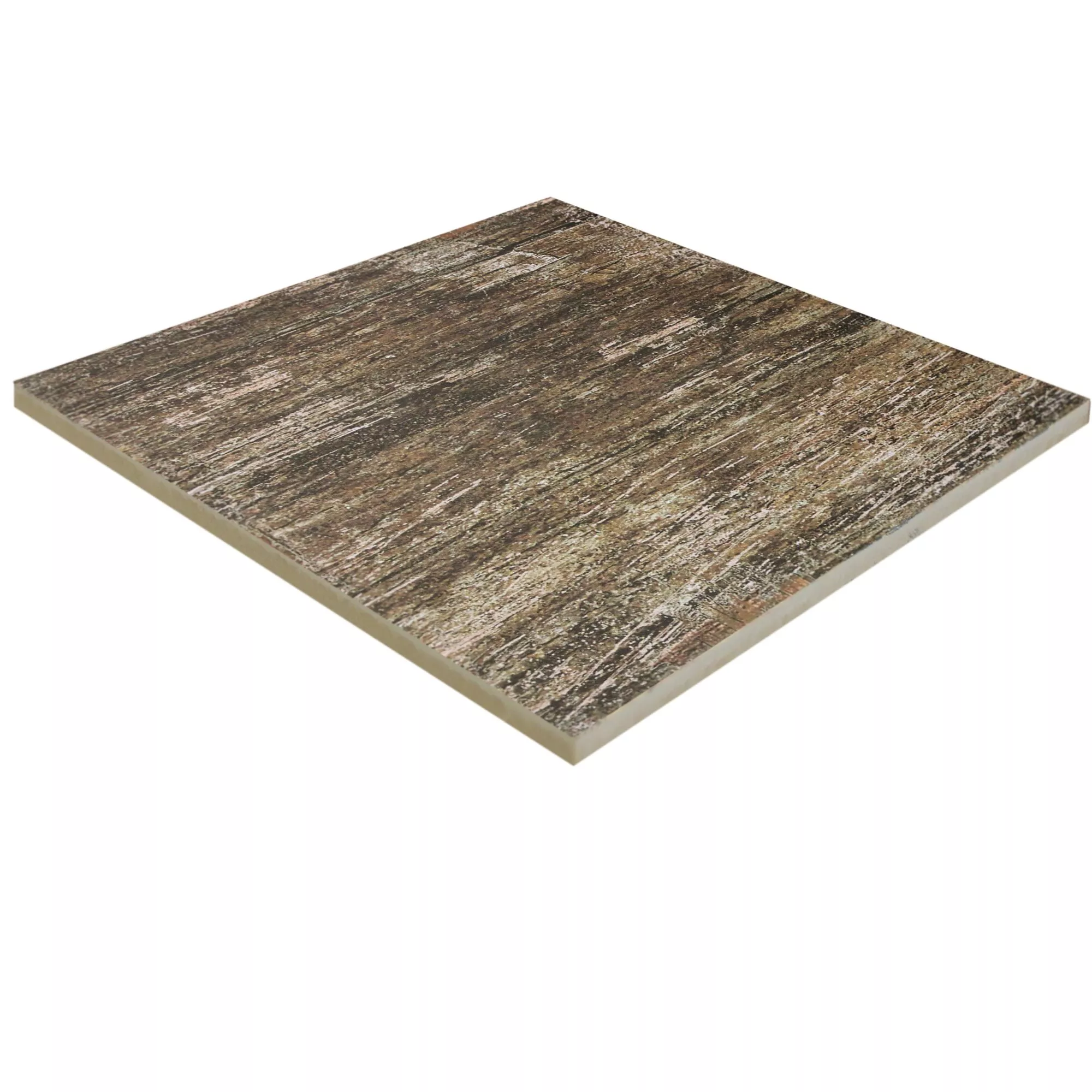 Podlahová Dlaždice Vintage Dřevo R10 Hnědá 18,5x18,5cm