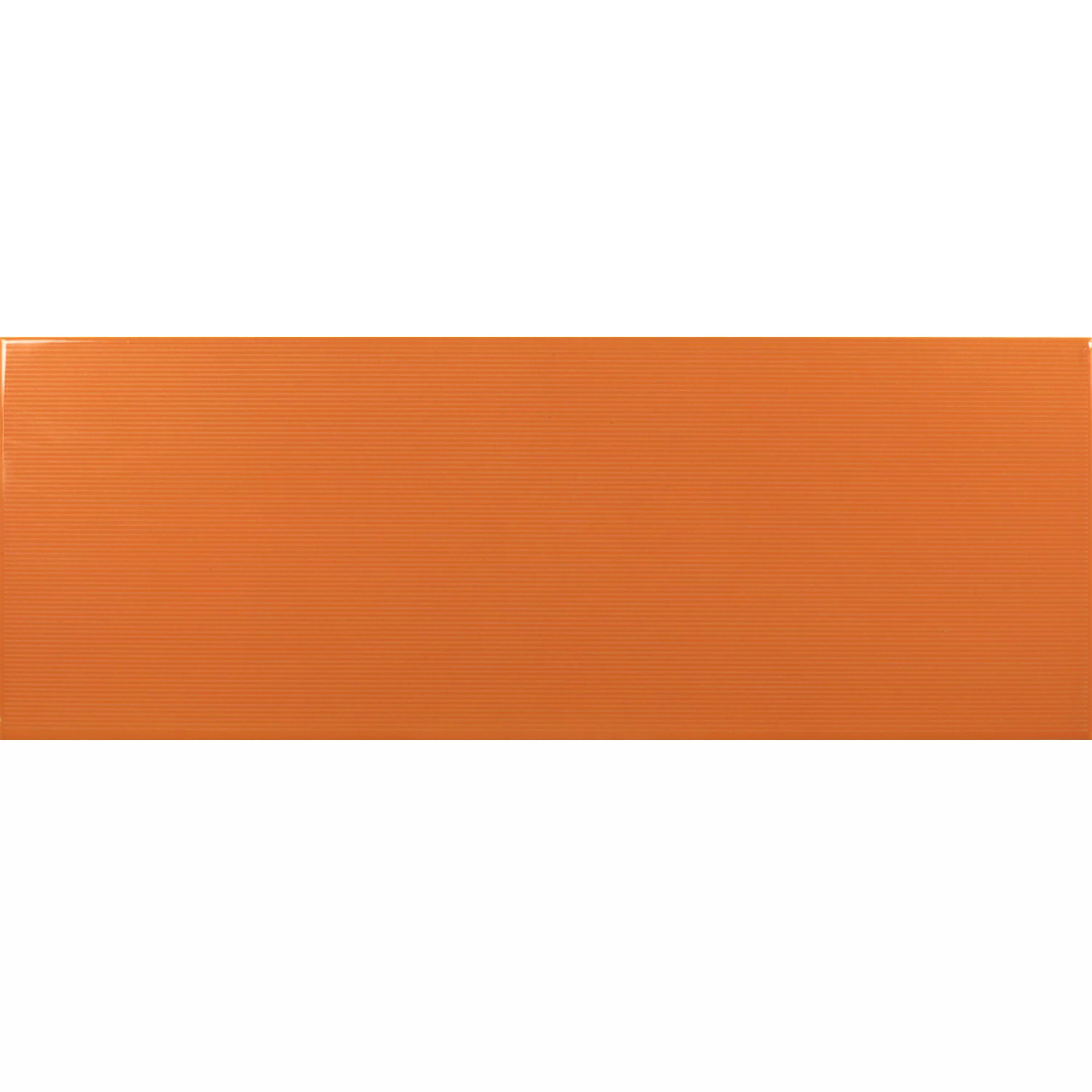 Nástěnné Obklady Freiberg Pruhovaný 15x40cm Oranžová
