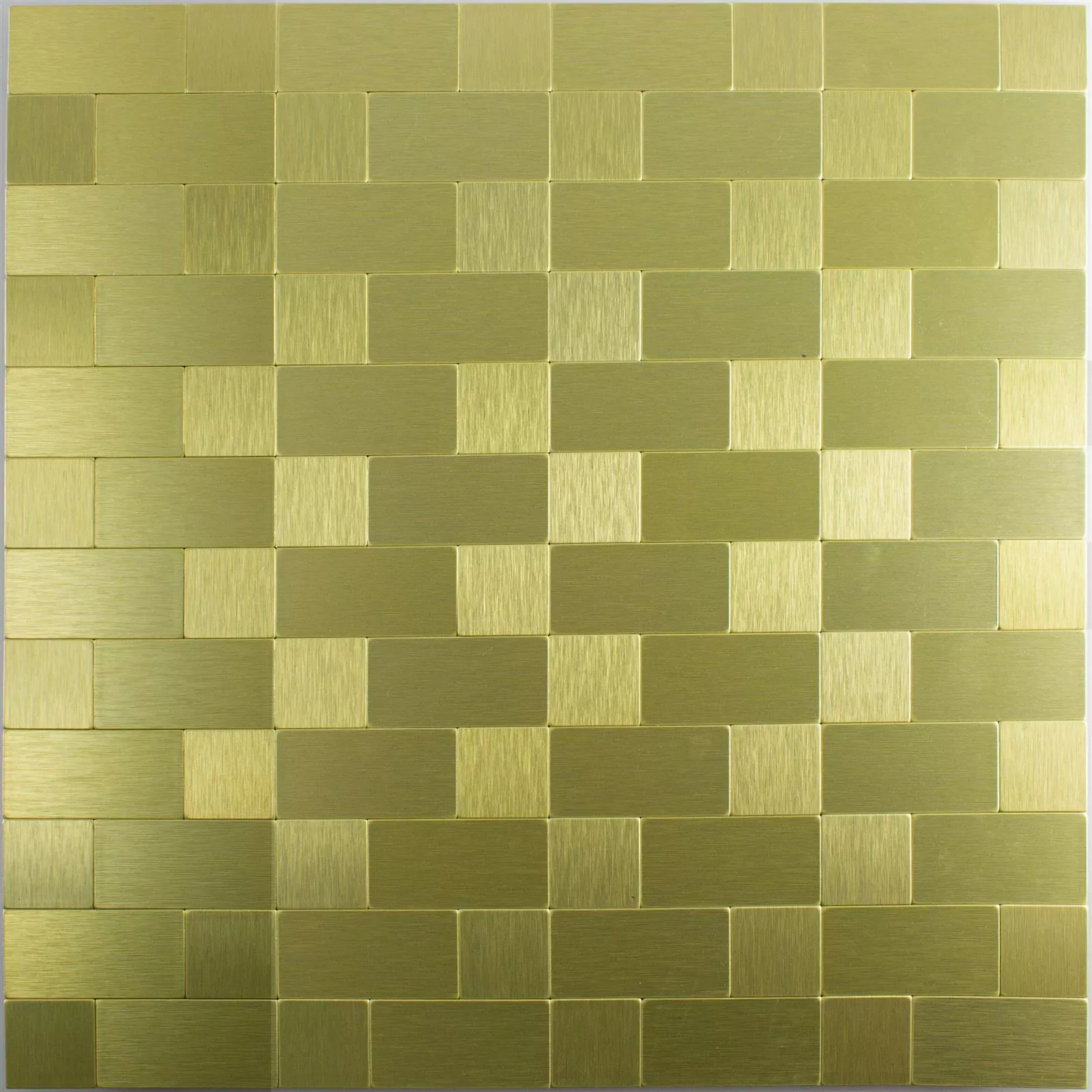 Vzorek z Mozaiková Dlaždice Kov Samolepicí Vryburg Zlatá Kombi