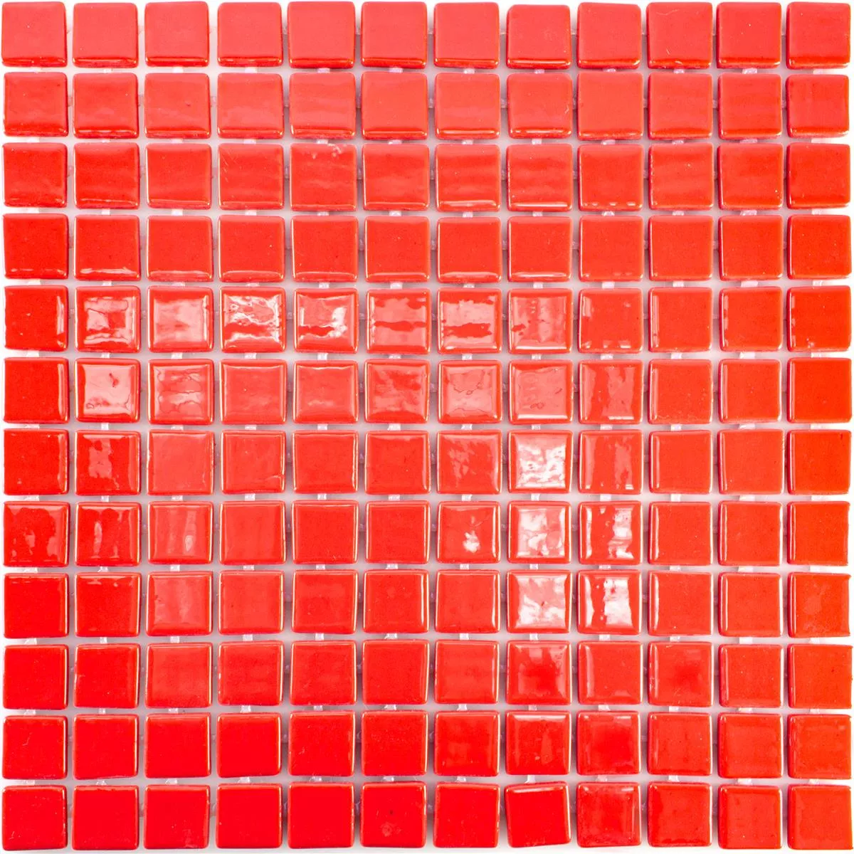 Vzorek Sklo Pool Plavecký bazén Mozaika Pixley Červená