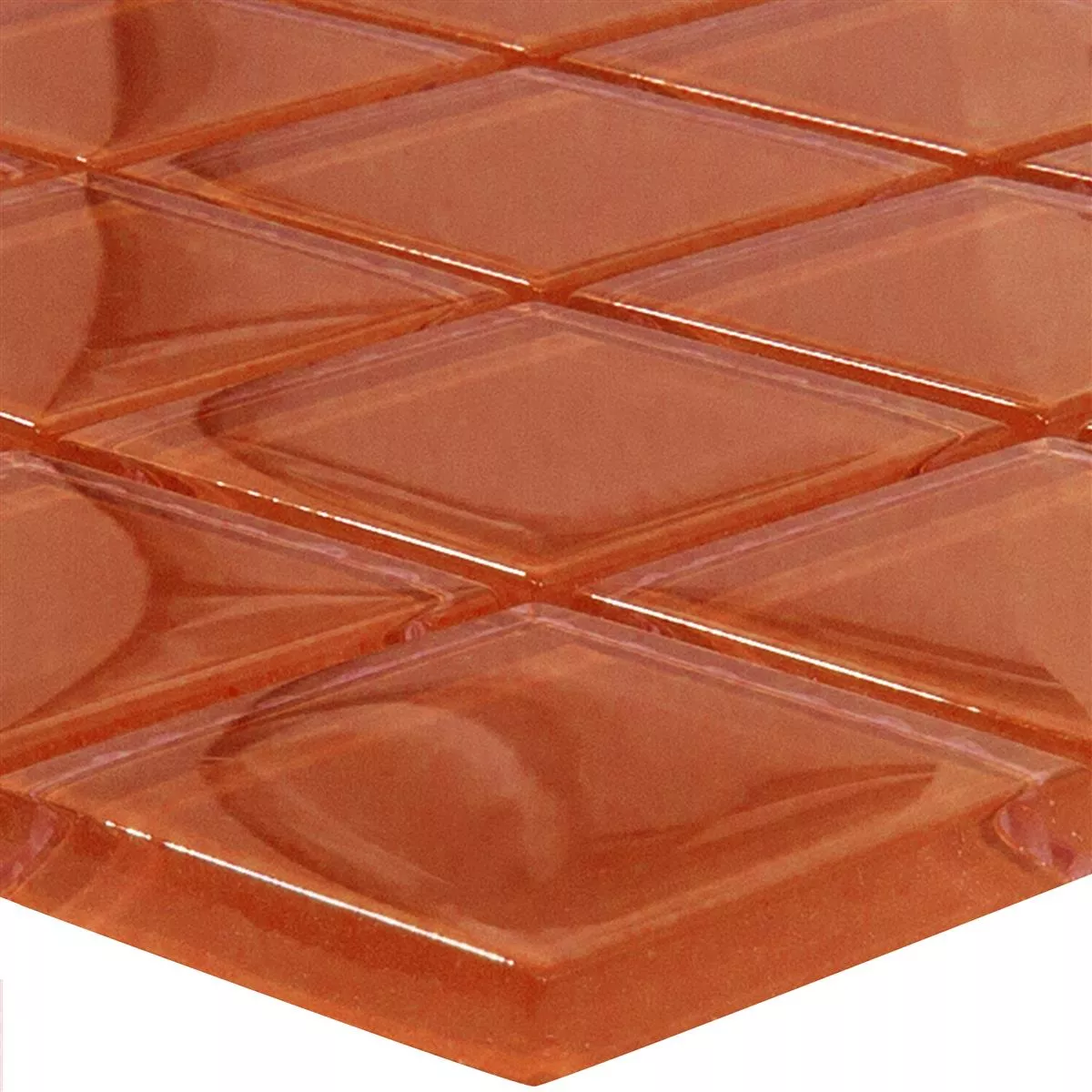 Skleněná Mozaika Dlaždice Melmore Červená Skleněná Mozaika Dlaždice Melmore Červená