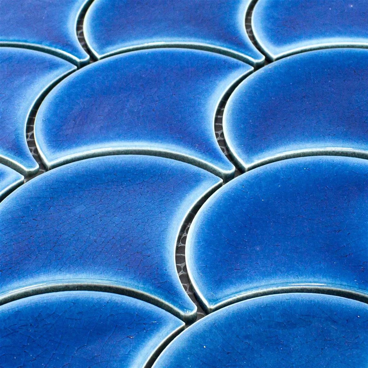 Vzorek Keramika Mozaikové Dlaždice Newark Modrá