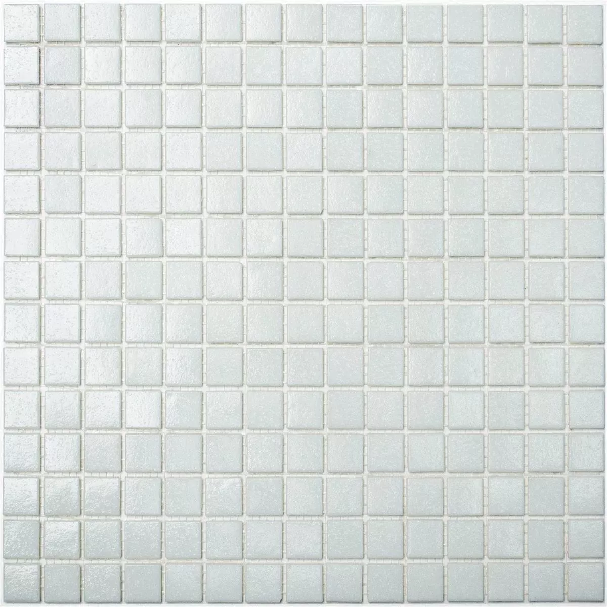 Skleněná Mozaika Dlaždice Bílá Uni 20x20x4mm
