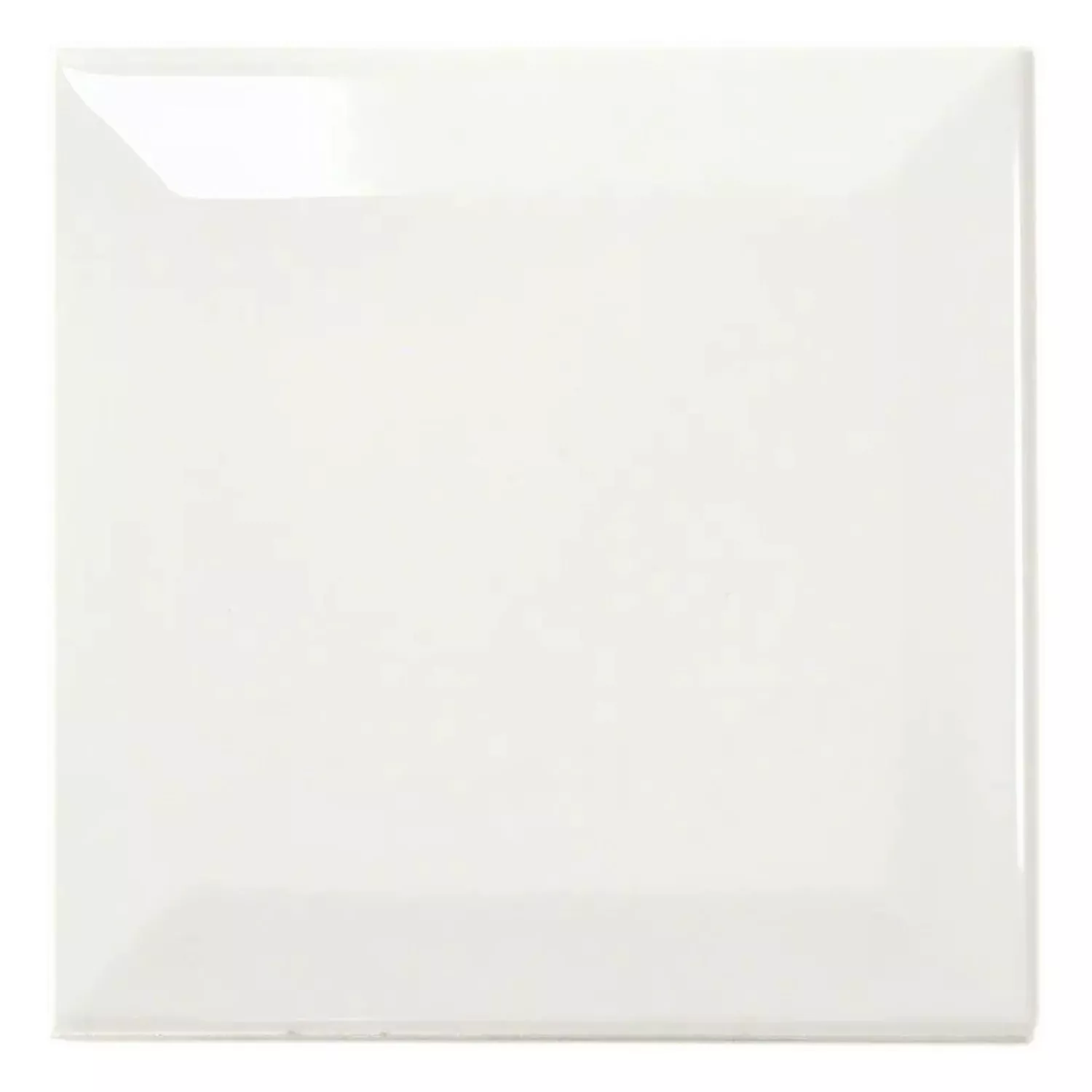 Dlaždice metra Bílá Lesklá 10x10 cm Fazeta Catarina Blanco