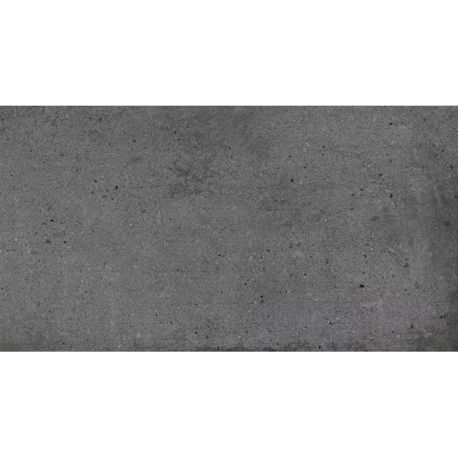 Vzorek Podlahové Dlaždice Freeland Kámen Vzhled R10/B Antracitová 30x60cm