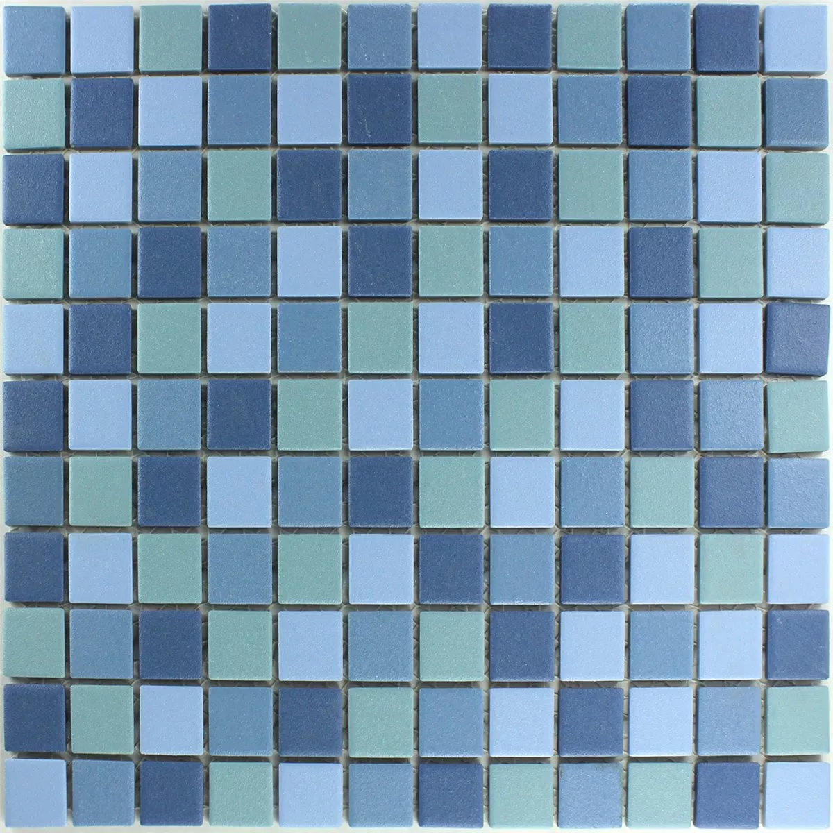 Vzorek Mozaiková Dlaždice Keramika Protiskluzová Modrá Mix