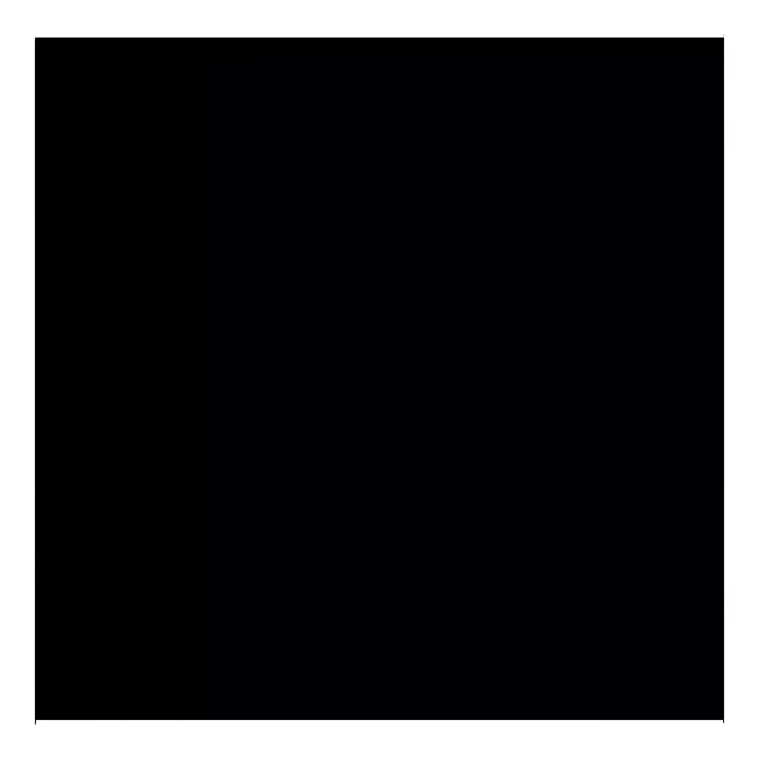 Dlaždice metra Černá Matný 10x10 cm Bez Fazety Freyburg Negro