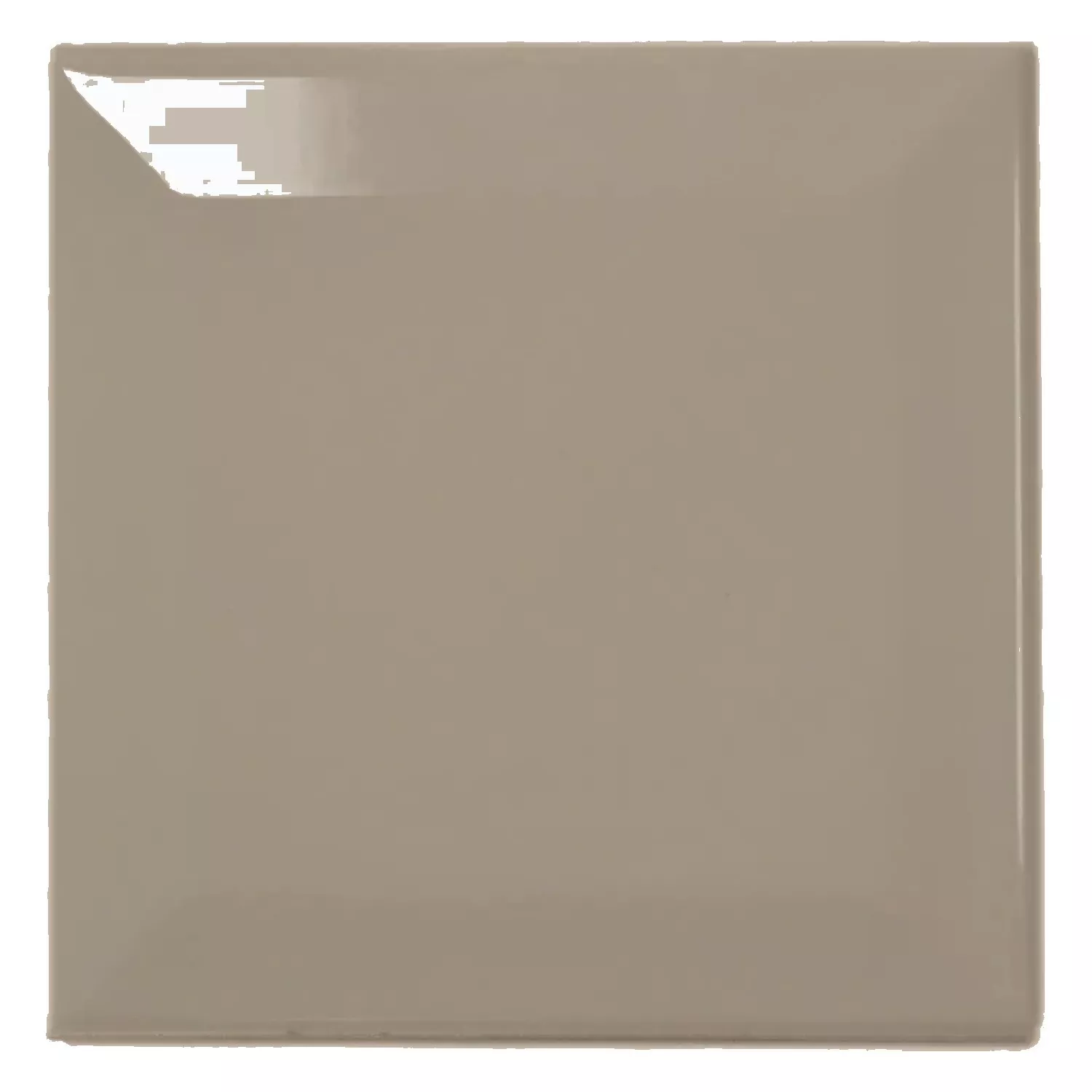 Dlaždice metra Hnědá Lesklá 10x10 cm Fazeta Catarina Mink