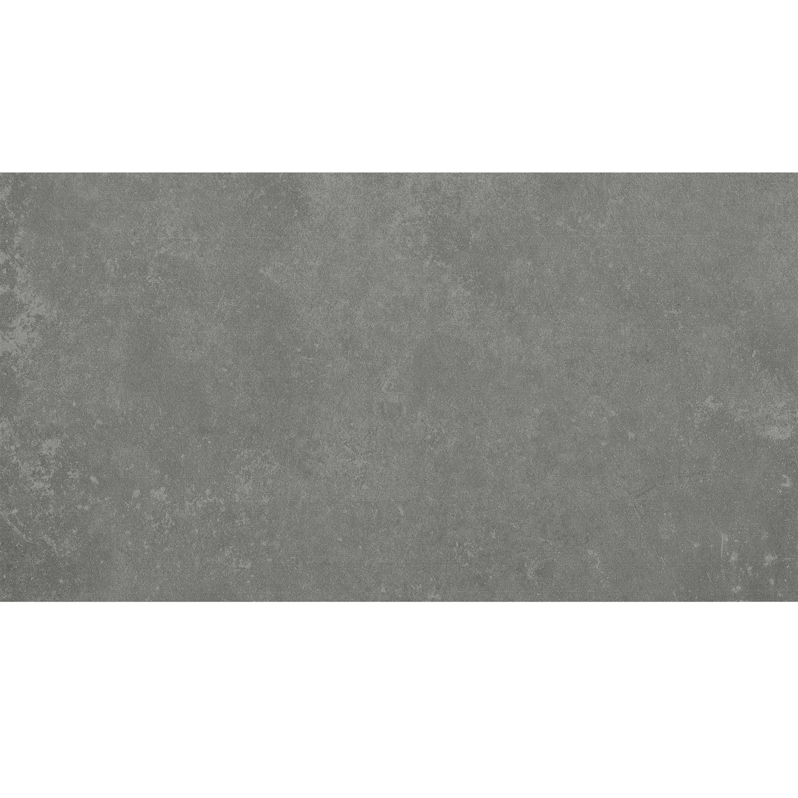 Vzorek Podlahové Dlaždice Cementový Vzhled Nepal Slim Tmavě Šedá 30x60cm