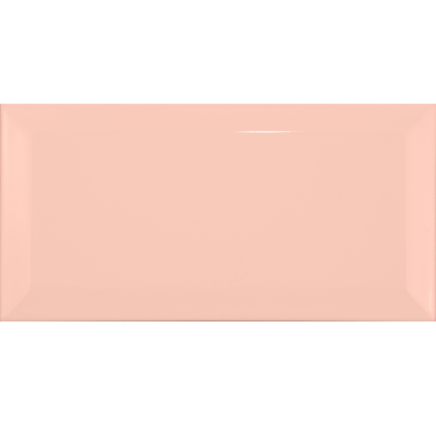 Dlaždice metra Oranžová Lesklá 7,5x15 cm Fazeta Pitcox Salmon