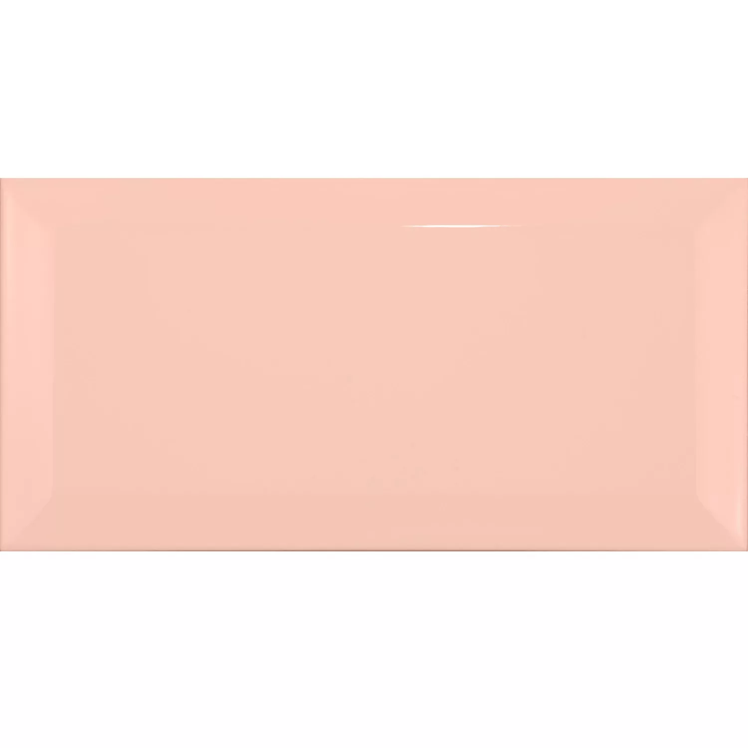 Dlaždice metra Oranžová Lesklá 7,5x15 cm Fazeta Pitcox Salmon