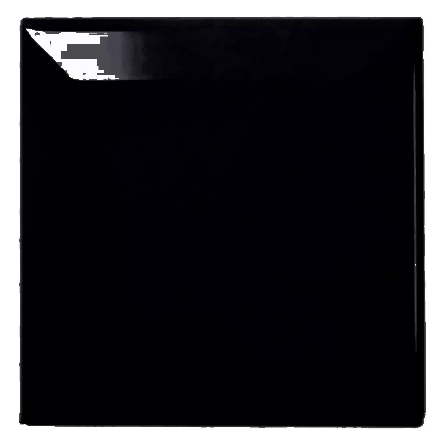 Dlaždice metra Černá Lesklá 10x10 cm Fazeta Catarina Negro