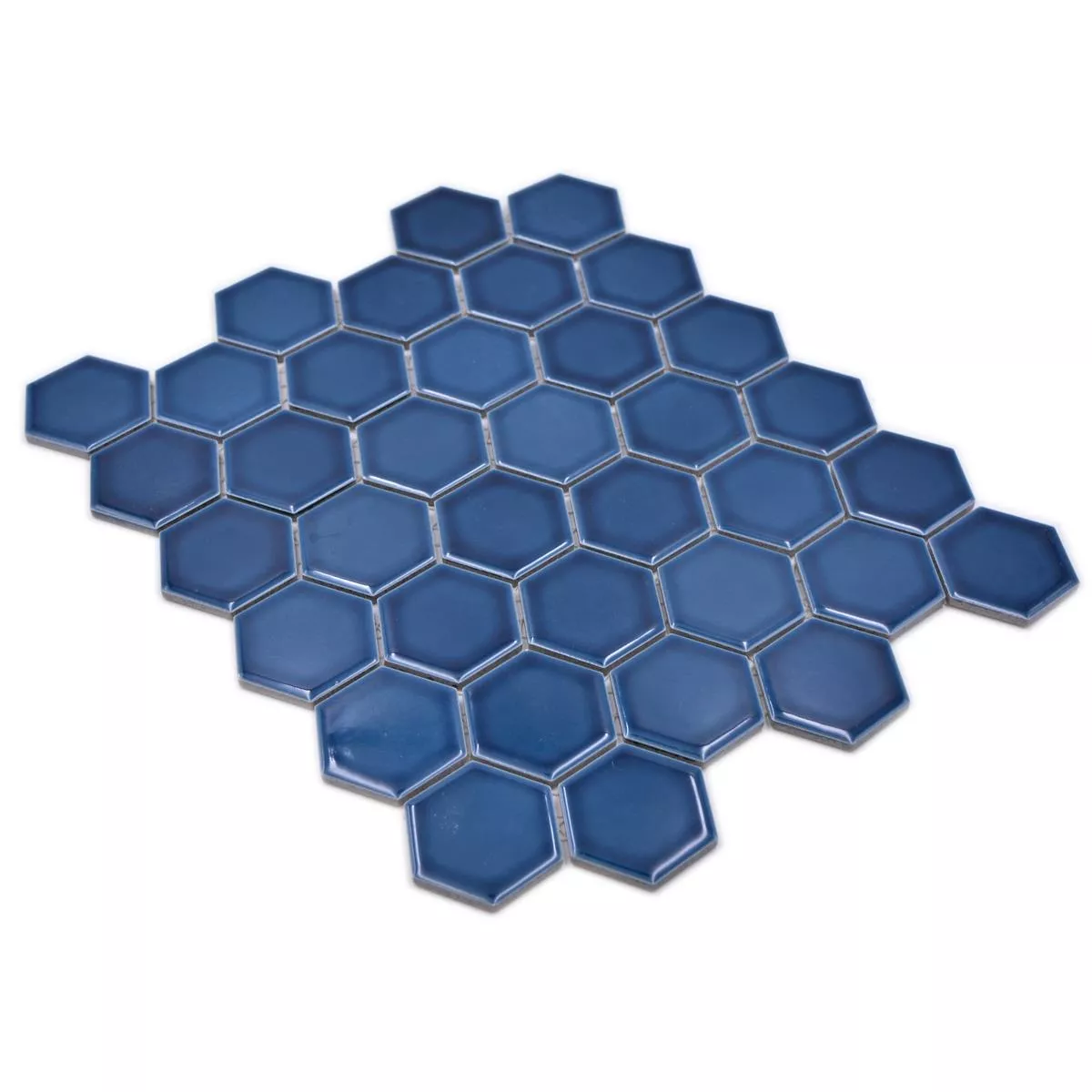 Vzorek z Keramická Mozaika Salomon Šestiúhelník Modrá Zelená H51