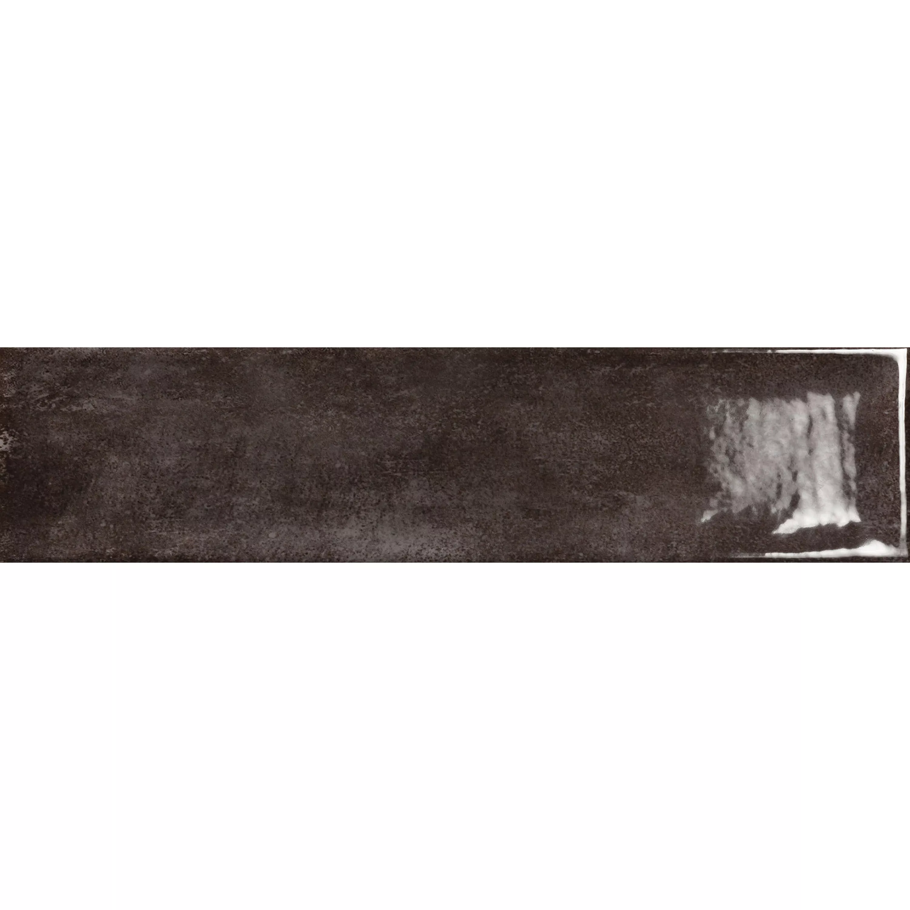 Vzorek Nástěnné Obklady Pascal Lesklá Uvnitř Fazeta Černá 7,5x30cm