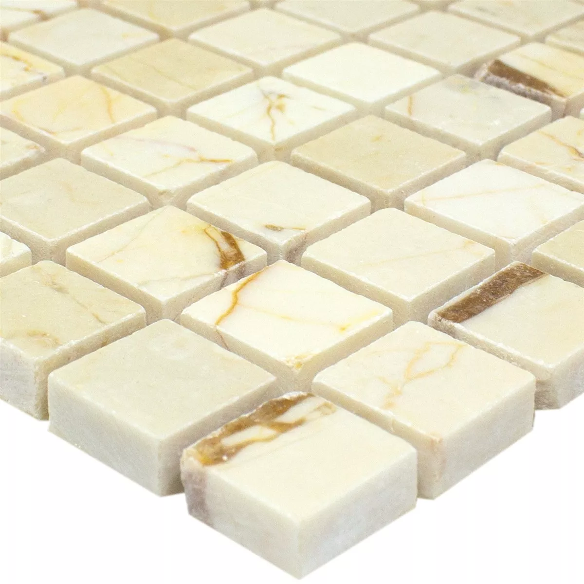 Keramická Mozaika Adalya Cream Zlatá
