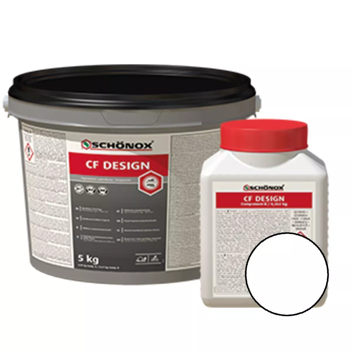 Spárovací hmota Schönox CF Design Epoxy Resin Colorfuge White 2,5 kg
