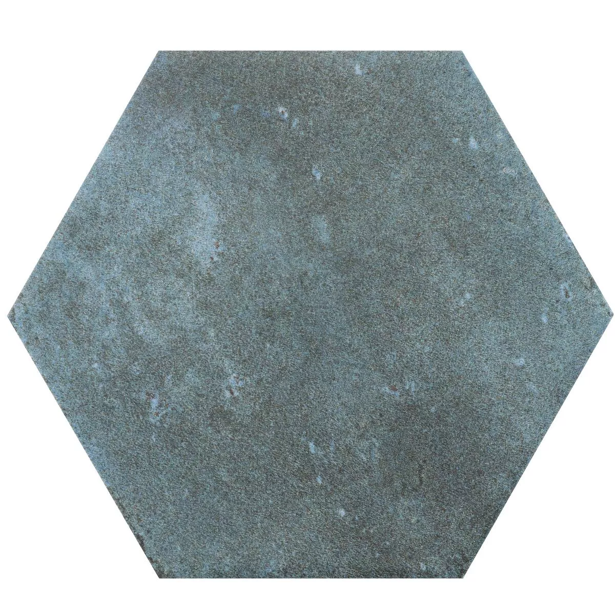 Vzorek Podlahové Dlaždice Arosa Matný Šestiúhelník Pacifik Modrá 17,3x15cm