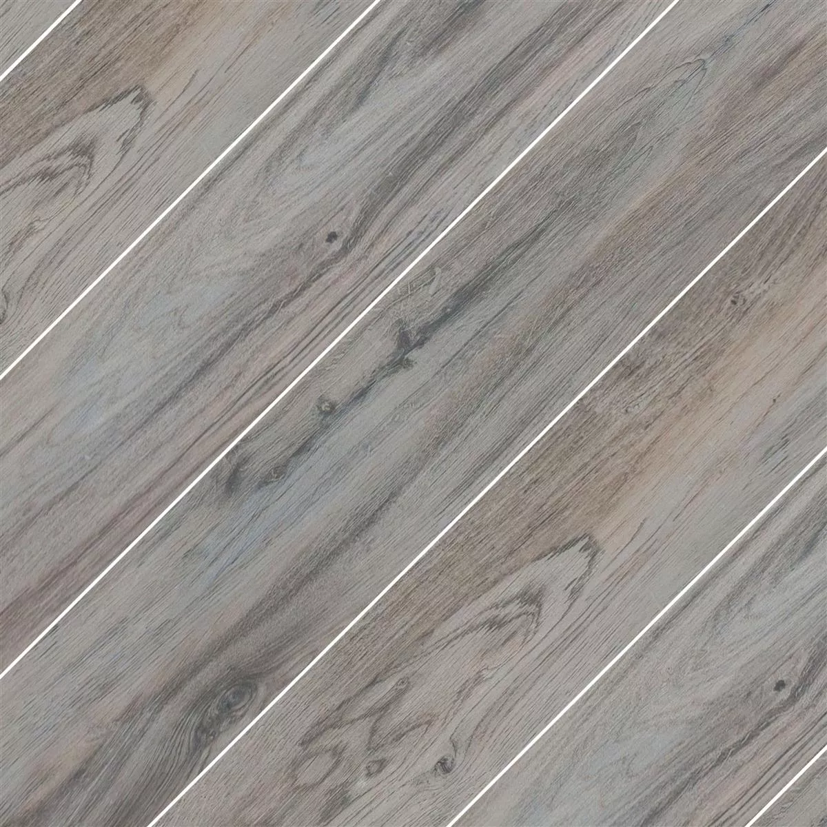 Podlahové Dlaždice Dřevěný Vzhled Fullwood Šedá 20x120cm