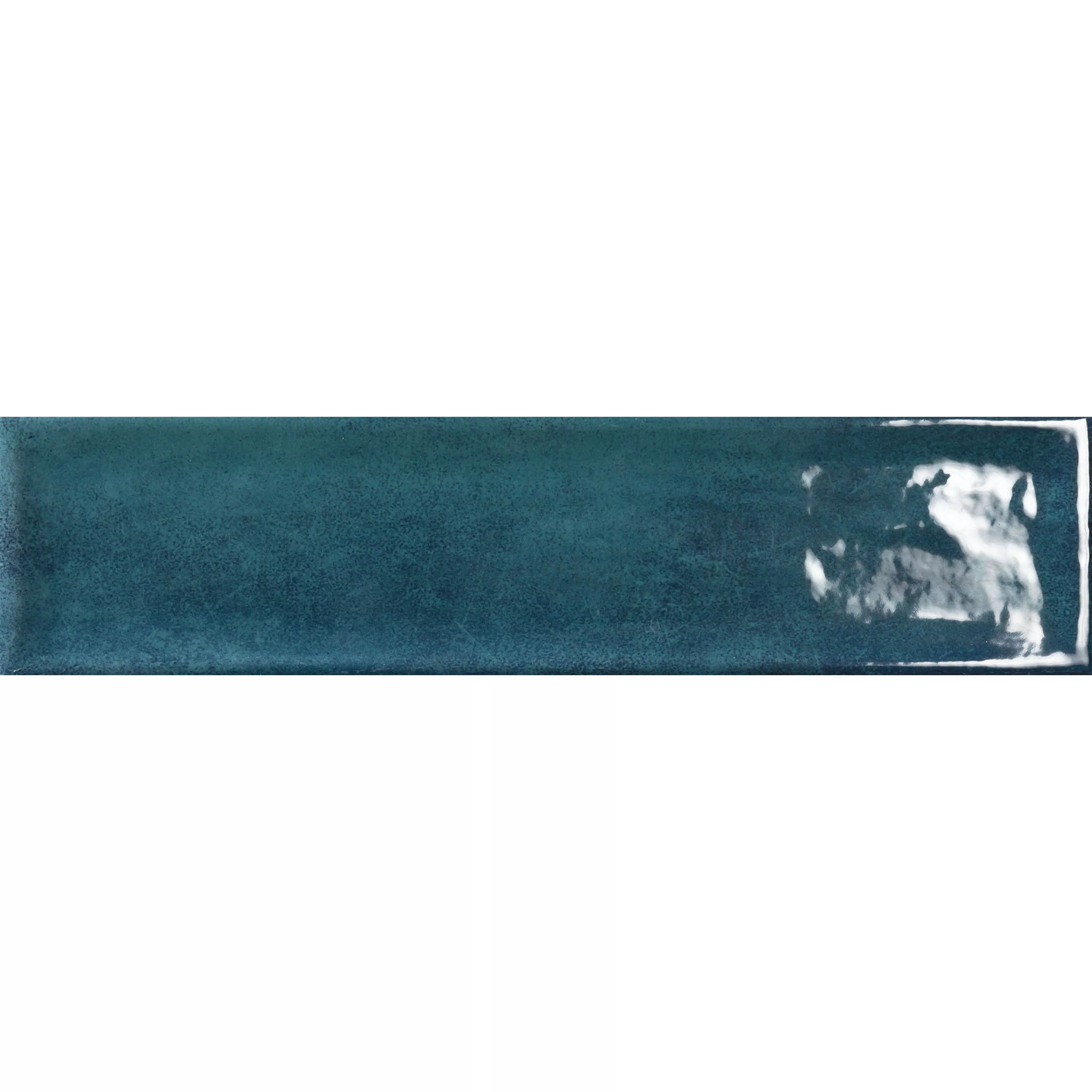 Vzorek Nástěnné Obklady Pascal Lesklá Uvnitř Fazeta Pacifik Modrá 7,5x30cm