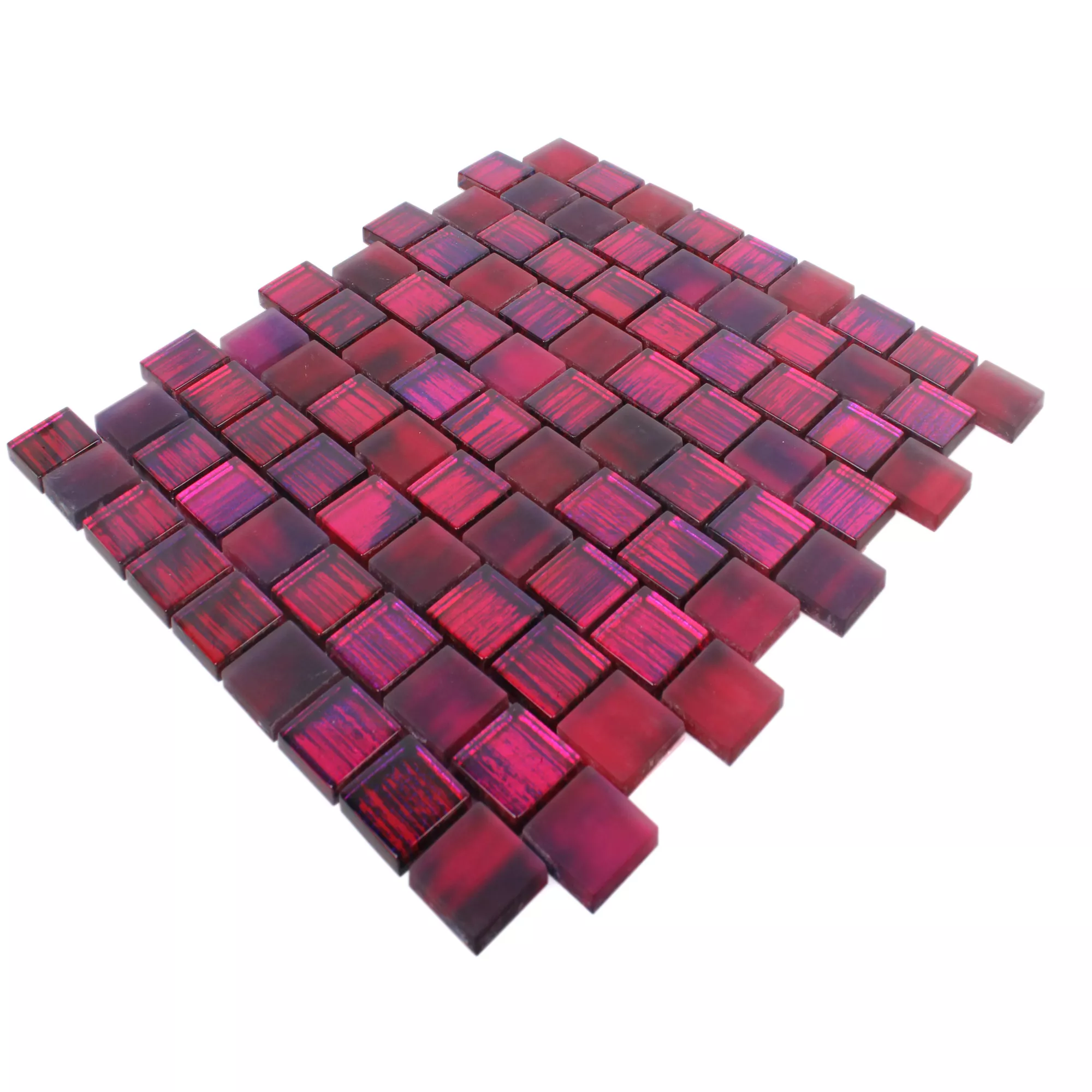 Skleněná Mozaika Dlaždice Lanzarote Růžová Pink