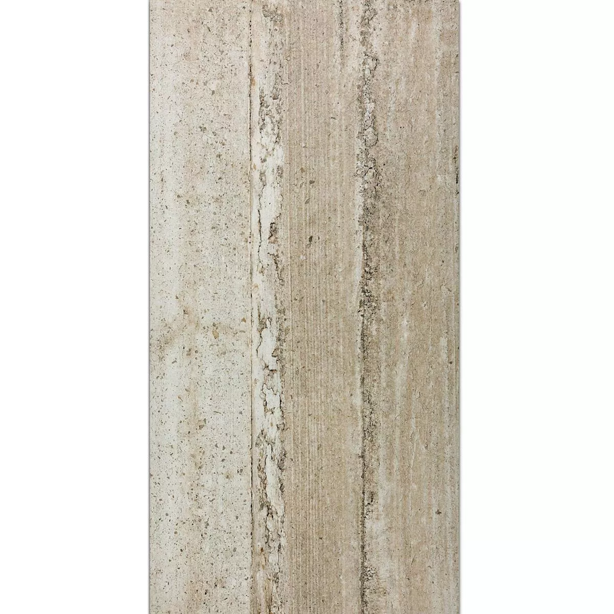 Vzorek Podlahové Dlaždice Cementový Vzhled Sambuco Bílá 30x90cm