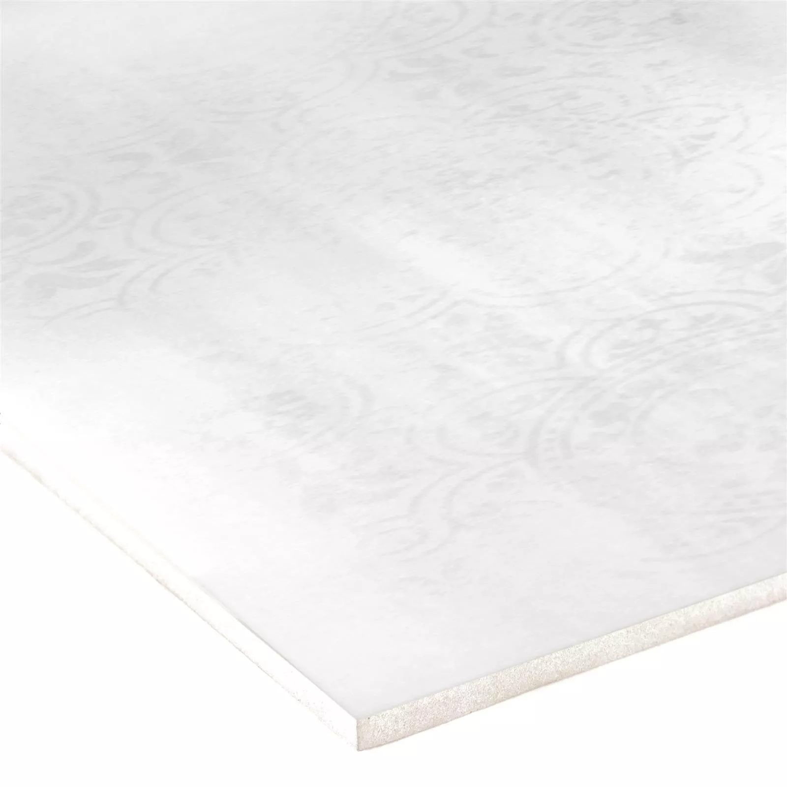 Vzorek Nástěnné Obklady Friedrich Kamenný mat Bílá 30x90cm Dekor