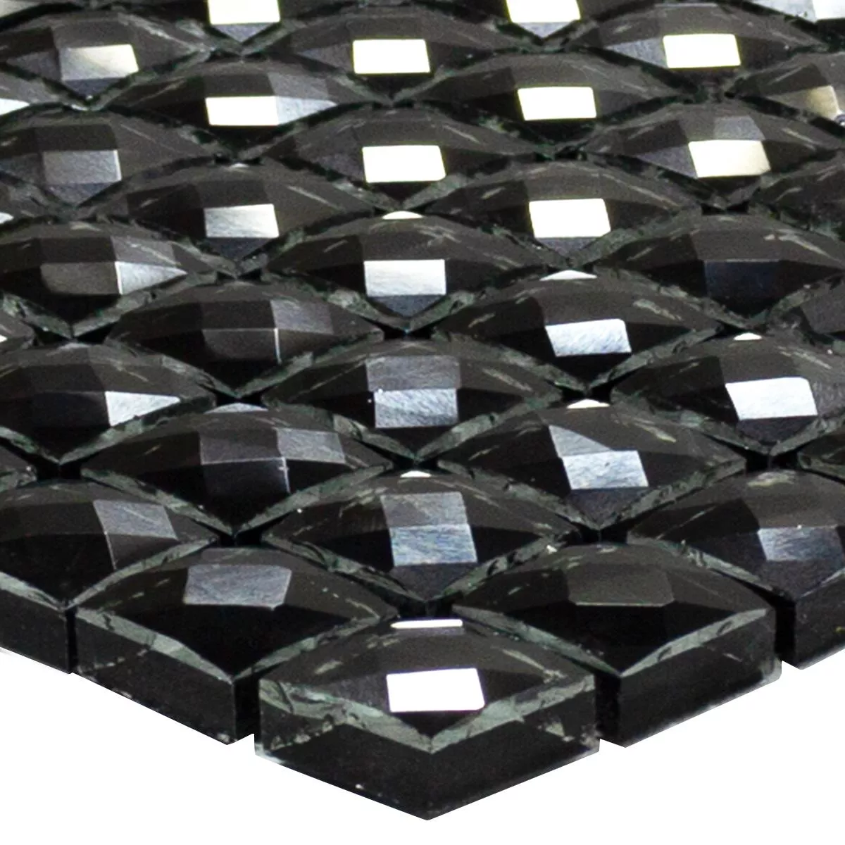 Skleněná Mozaika Dlaždice Black Diamond