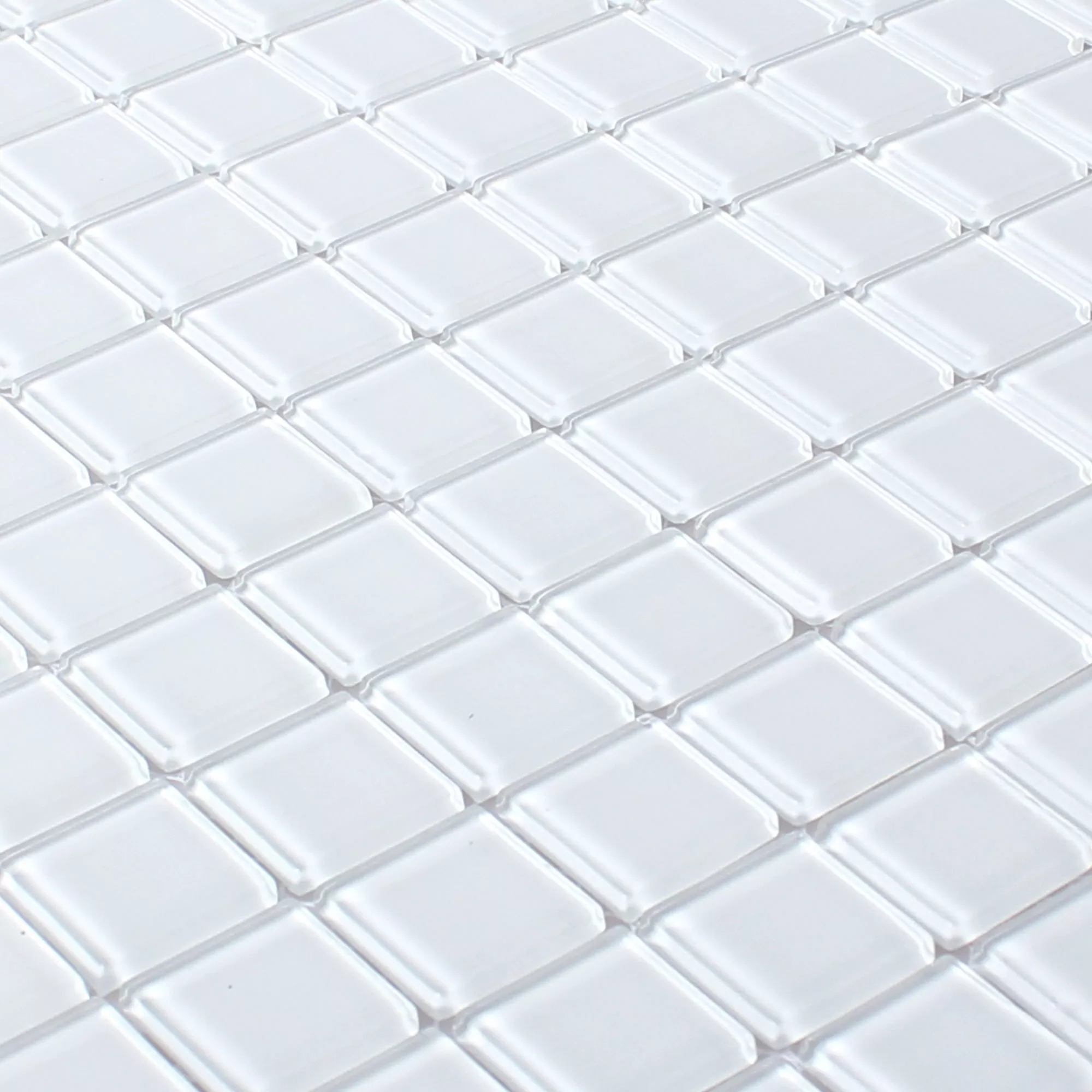 Skleněná Mozaika Dlaždice Florida Super Bílá