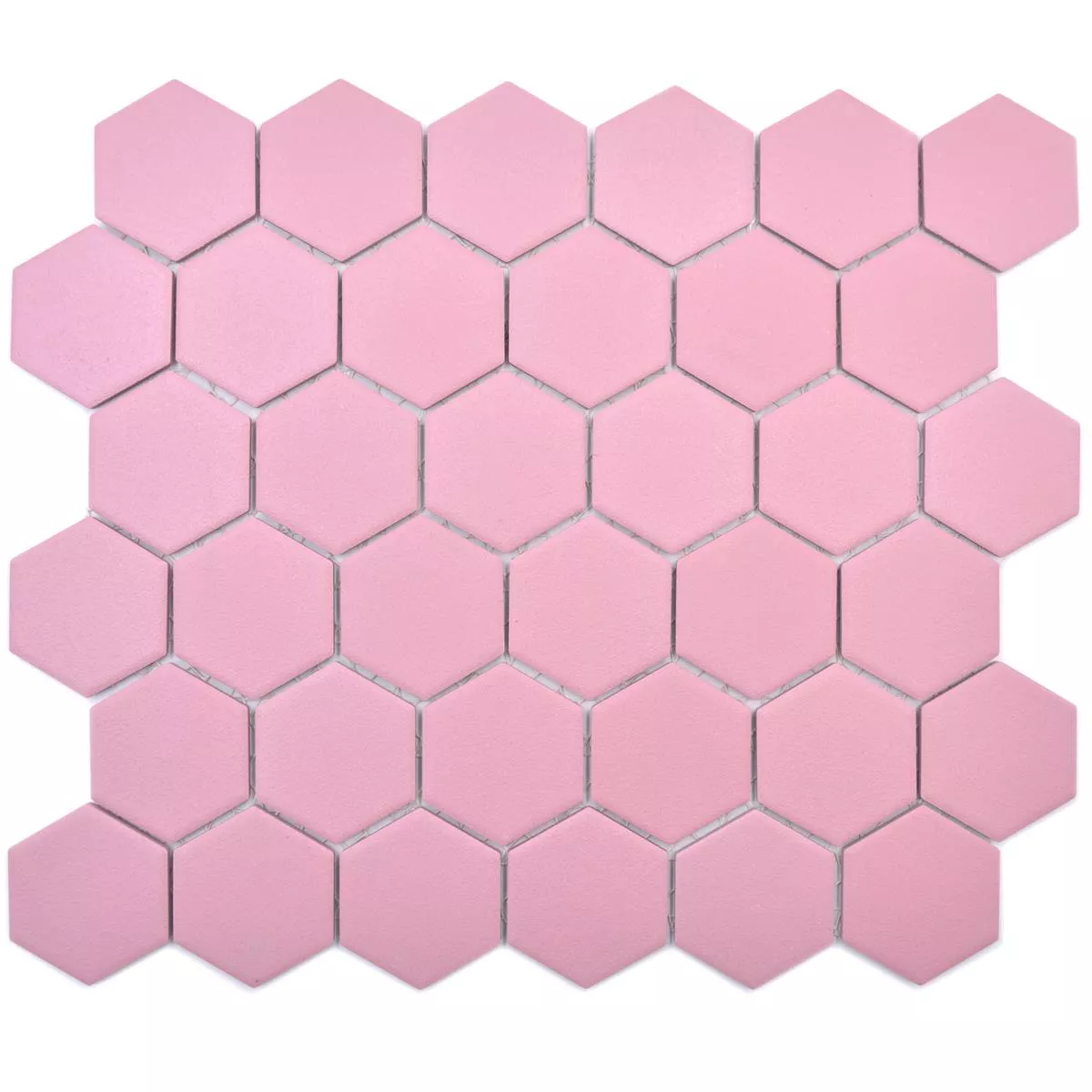 Vzorek Keramická Mozaikové Bismarck R10B Šestiúhelník Růžová H51