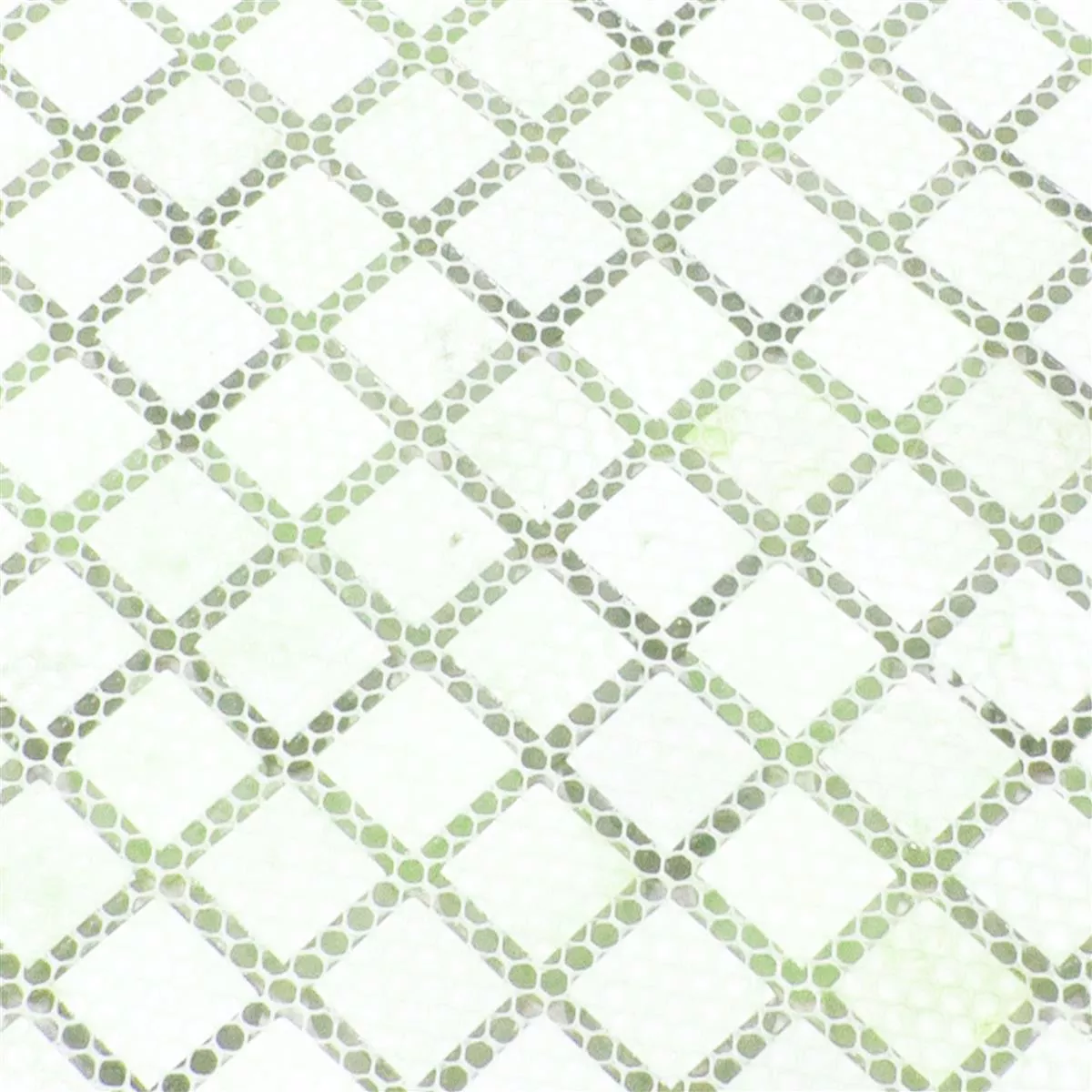 Skleněná Mozaika Dlaždice Ponterio Frosted Zelená Mix