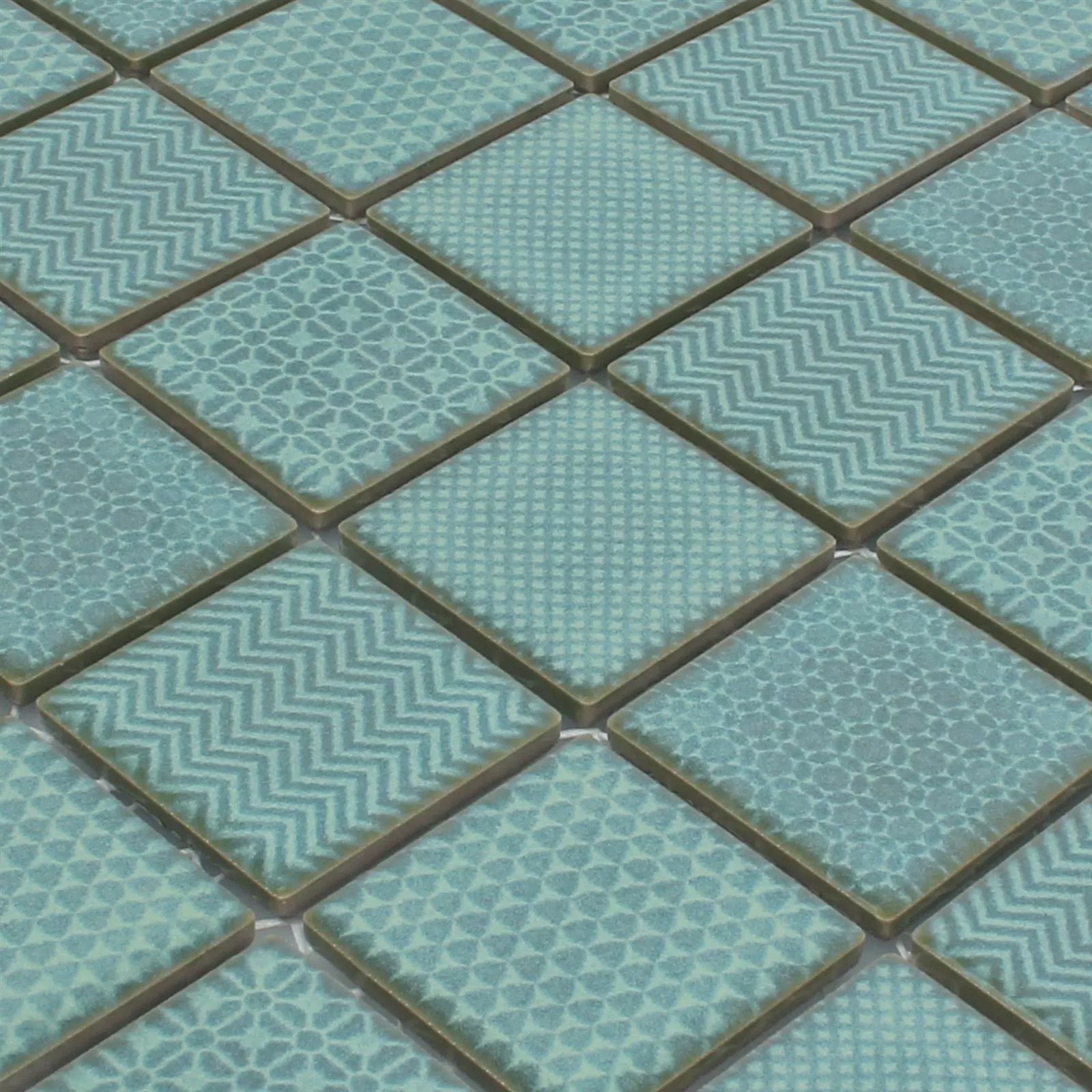 Mozaiková Dlaždice Keramika Sapporo Zelená