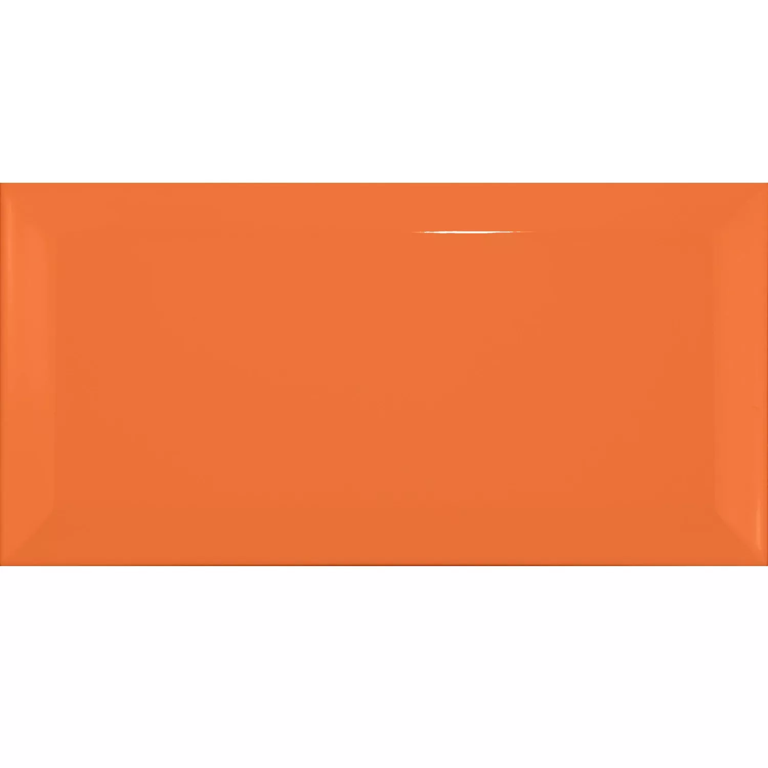 Dlaždice metra Oranžová Lesklá 7,5x15 cm Fazeta Pitcox Naranja