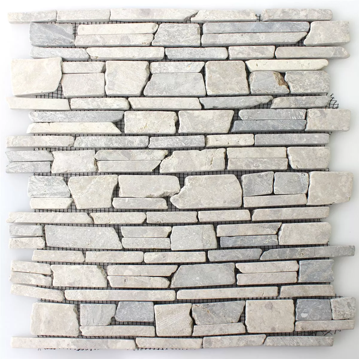 Mozaiková Dlaždice Mramor Brick Uni Grey