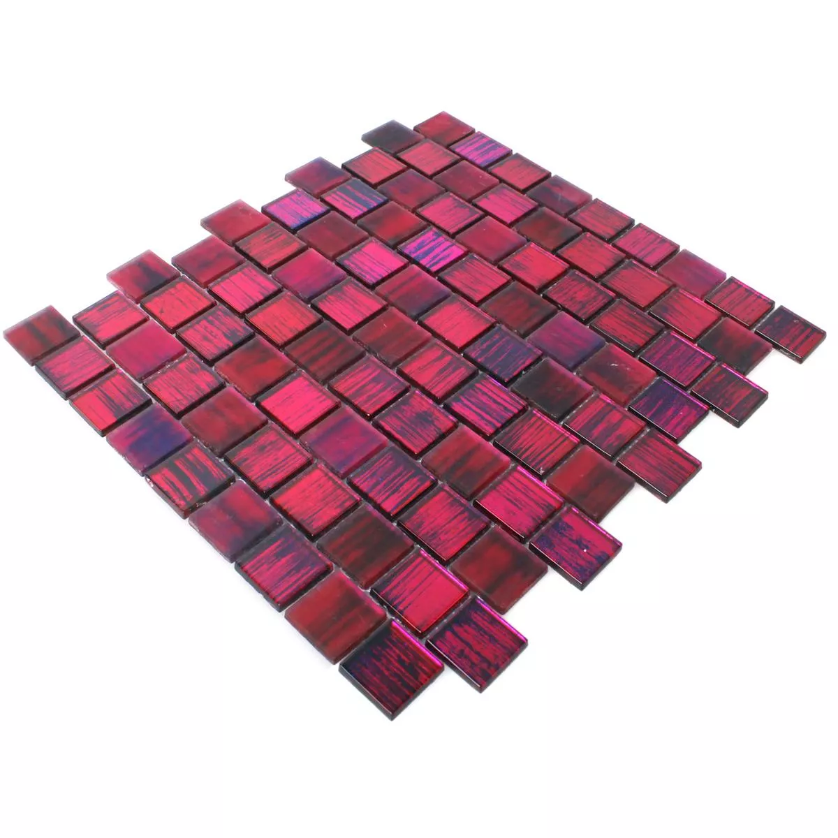 Skleněná Mozaika Dlaždice Lanzarote Růžová Pink Úzký