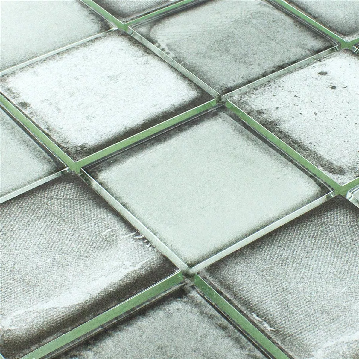 Skleněná Mozaika Dlaždice Cementový Vzhled Granada Světle Šedá