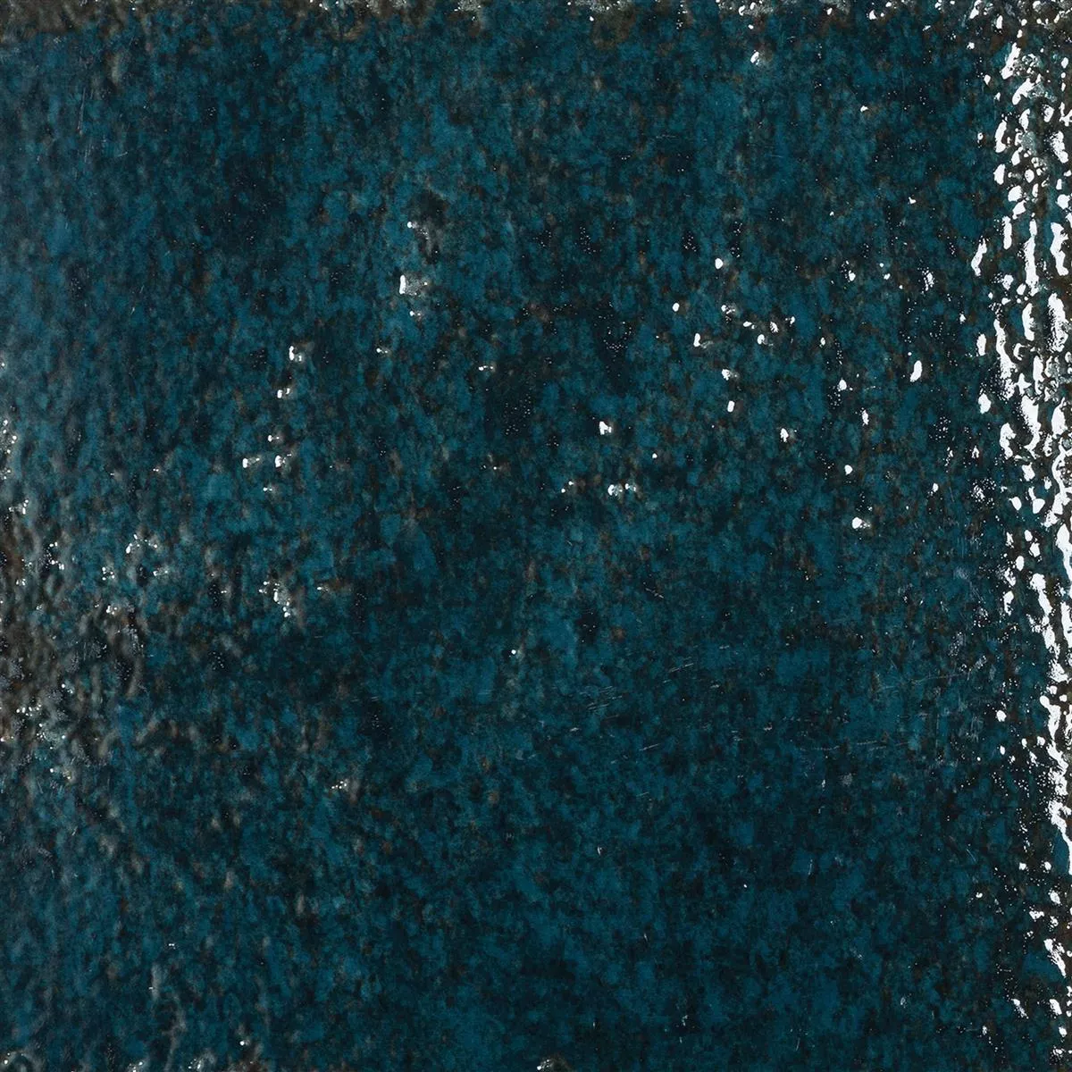 Vzorek Nástěnné Obklady Lara Lesklá Zvlněné 15x15cm Modrá
