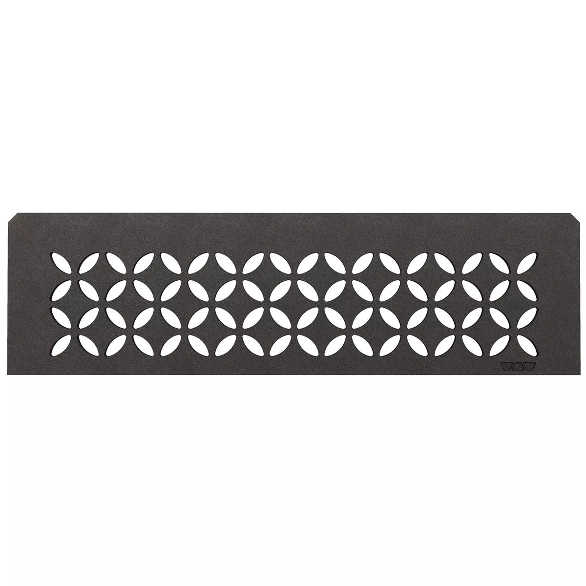 Nástěnná police Schlüter obdélníková 30x8,7 cm květinová antracitová