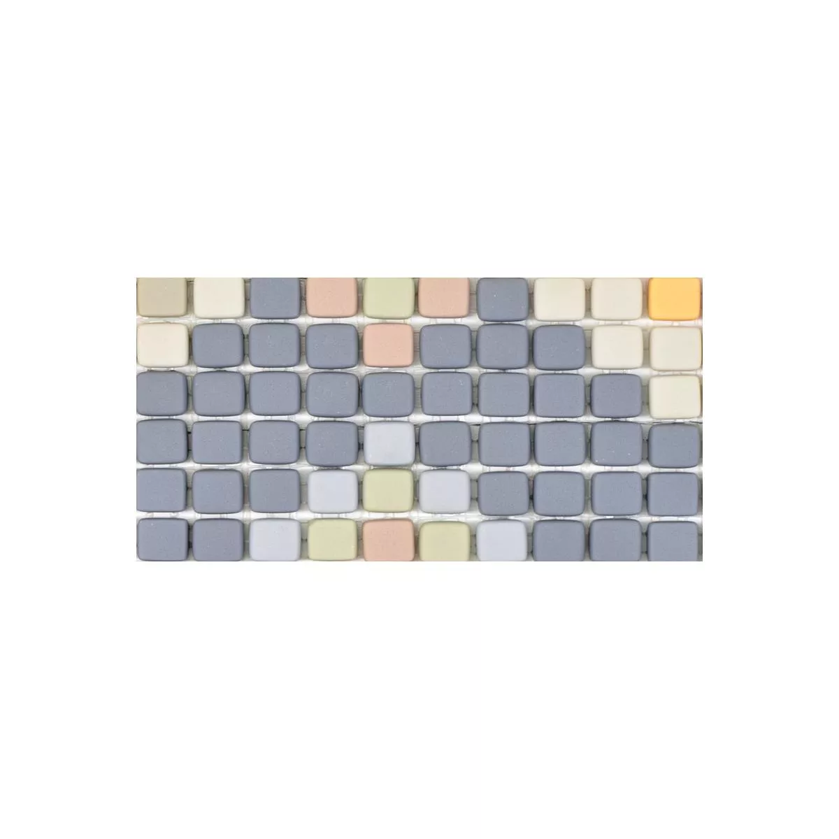 Vzorek Skleněná Mozaika Dlaždice Haramont Světle Šedá