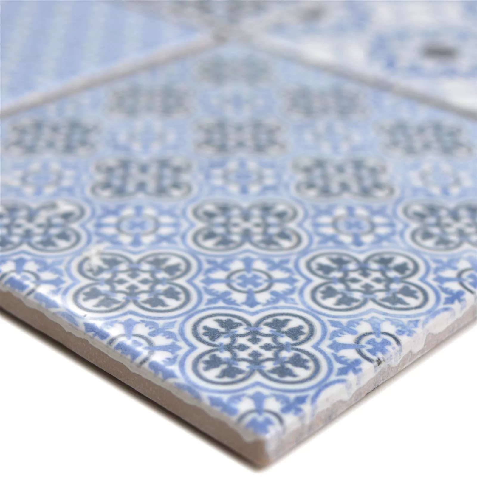 Keramika Mozaiková Dlaždice Daymion Retro Vzhled Modrá 97