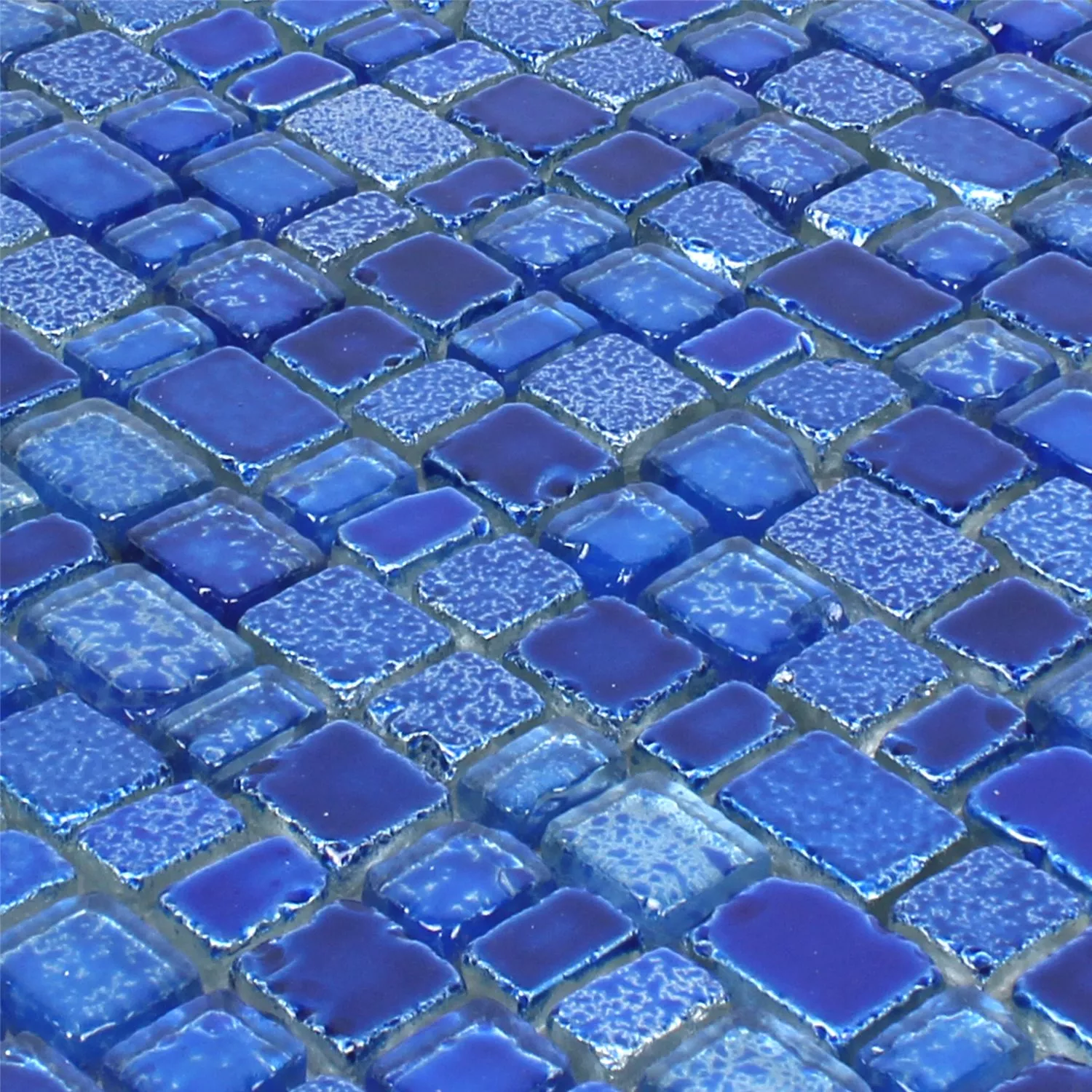Mozaiková Dlaždice Sklo Roxy Modrá