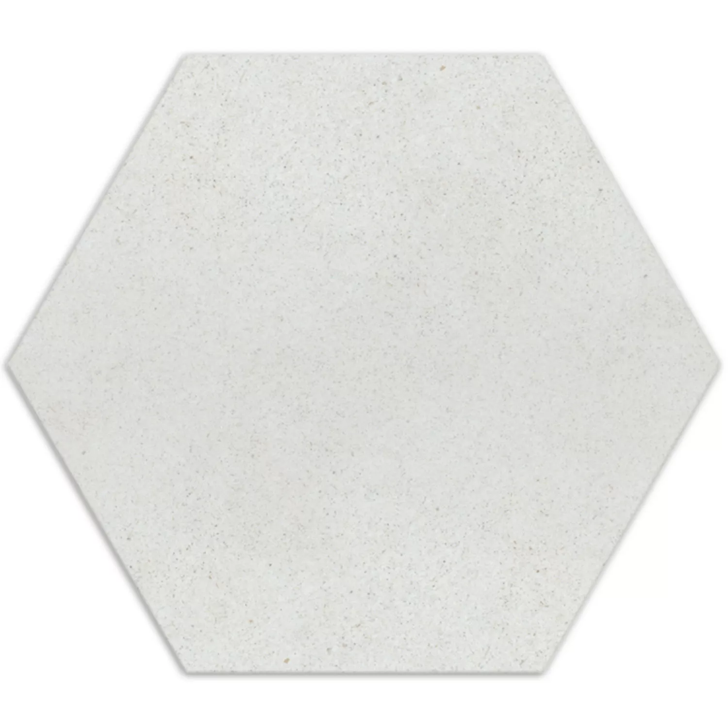 Vzorek Vzhled Cementové Šestiúhelník Podlahové Dlaždice Alicante Blanco