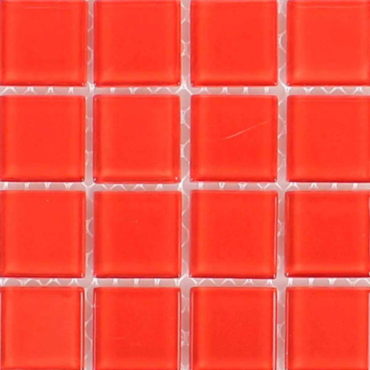 Vzorek Skleněná Mozaika Dlaždice Florida Červená