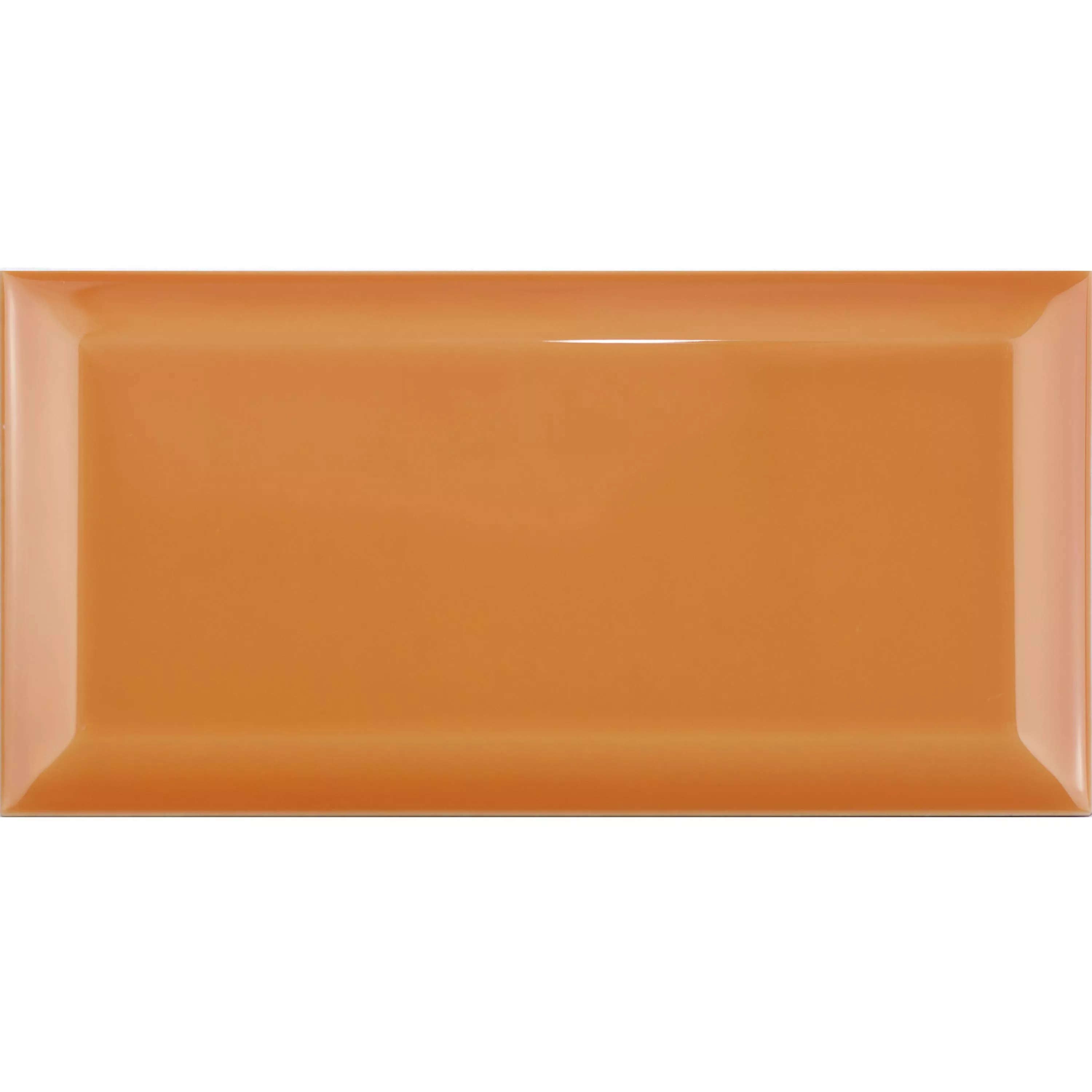 Metro Nástěnné Obklady Brussel Fazeta 10x20x0,7cm Naranja