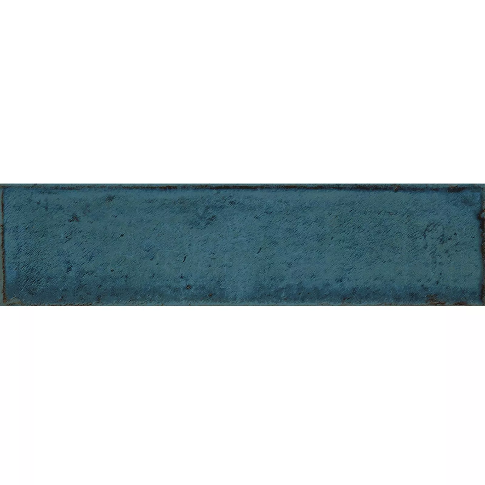 Vzorek Nástěnné Obklady Maestro Zvlněné Lesklá Modrá 7,5x30cm