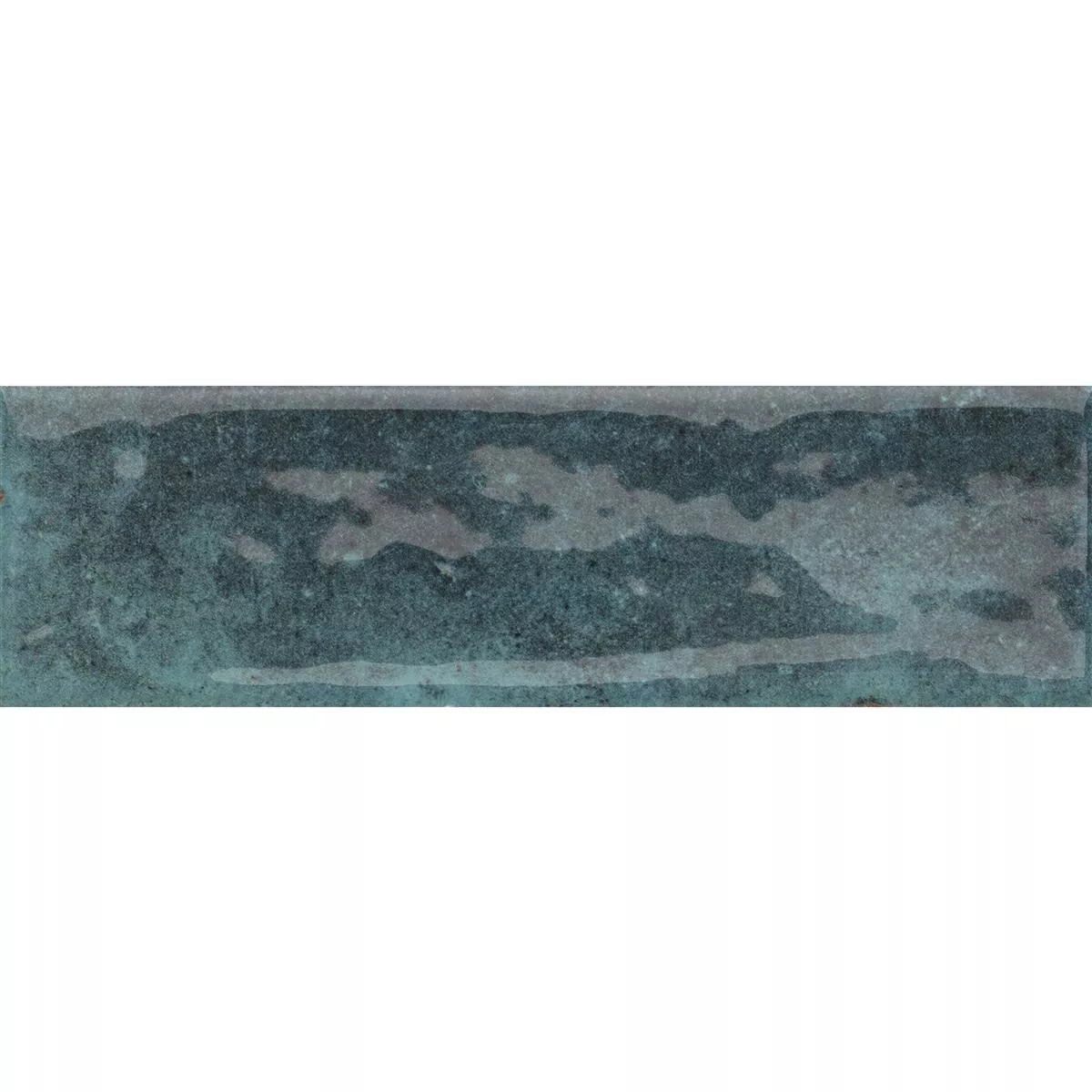 Vzorek Nástěnné Obklady Arosa Lesklá Zvlněné Pacifik Modrá 6x25cm