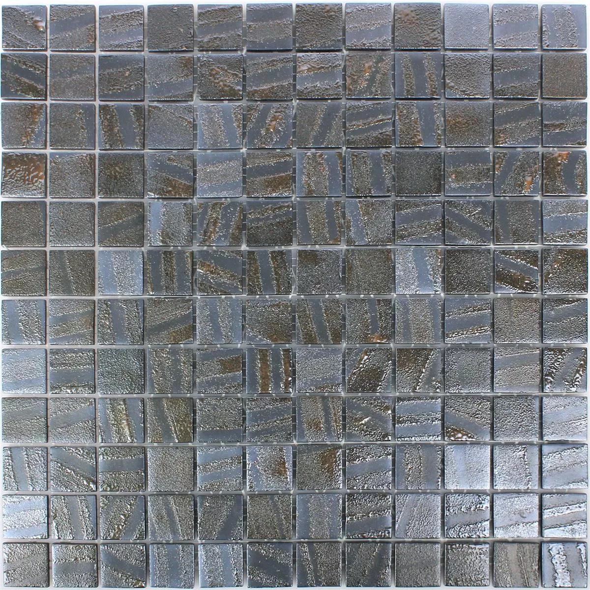 Vzorek Skleněná Mozaika Dlaždice Mascota Bronzová Oxide