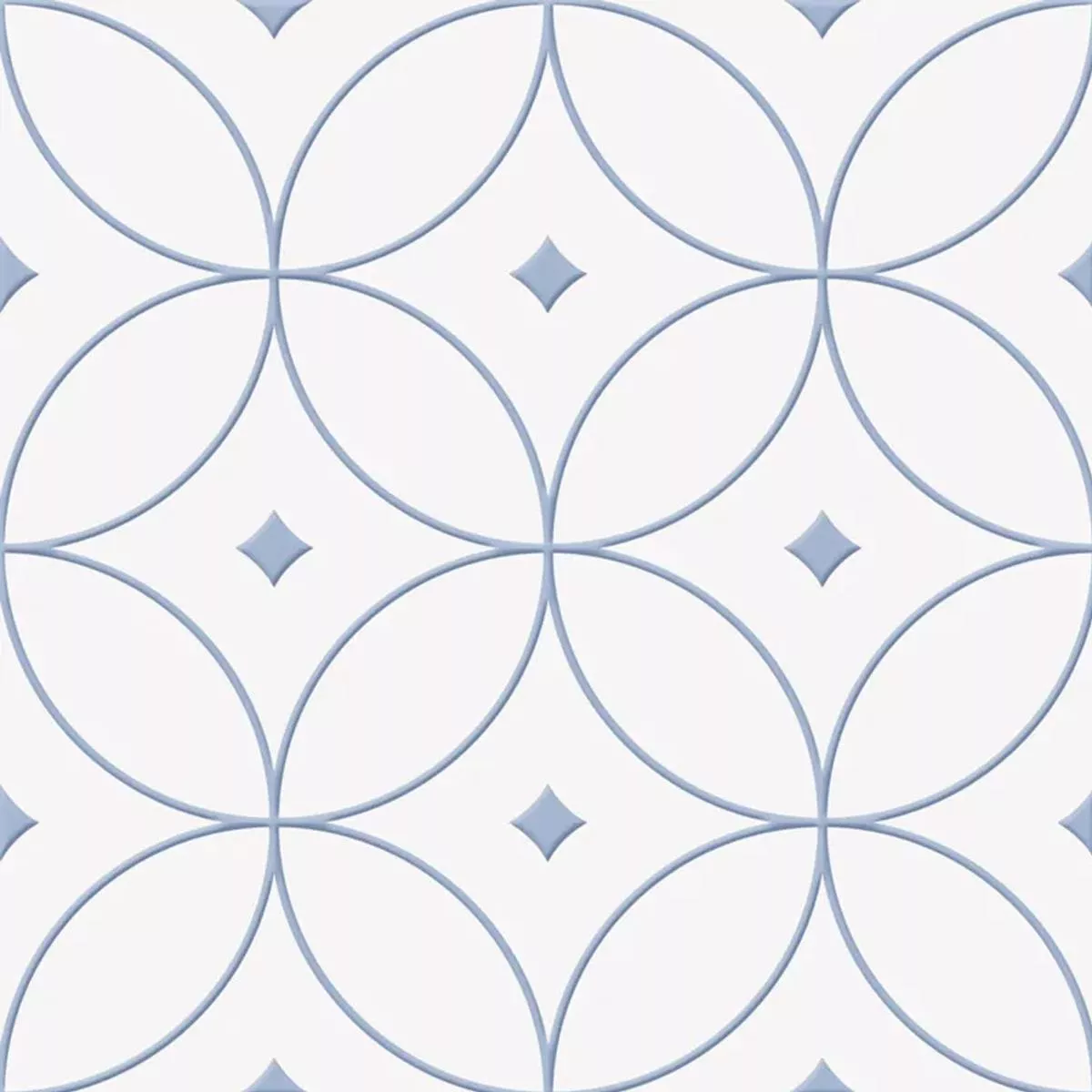 Skyros Modrá Bílá 25x25 cm