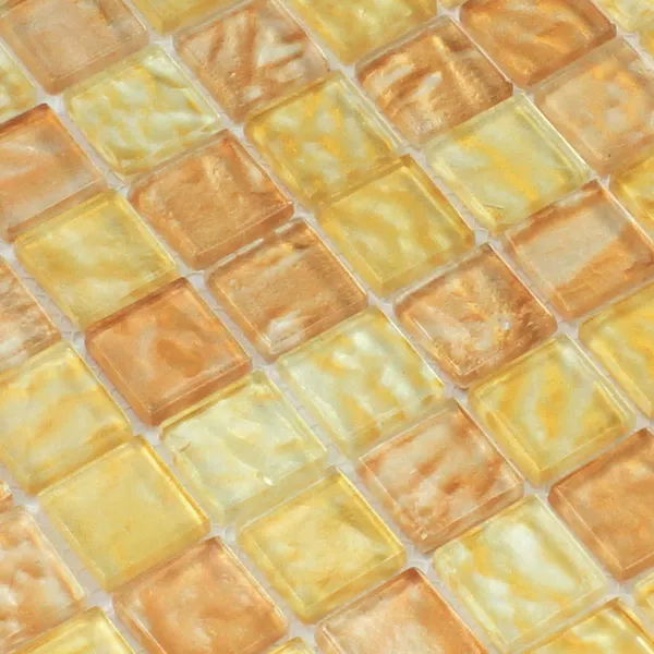 Vzorek Skleněná Mozaika Jantarová Béžová Mix